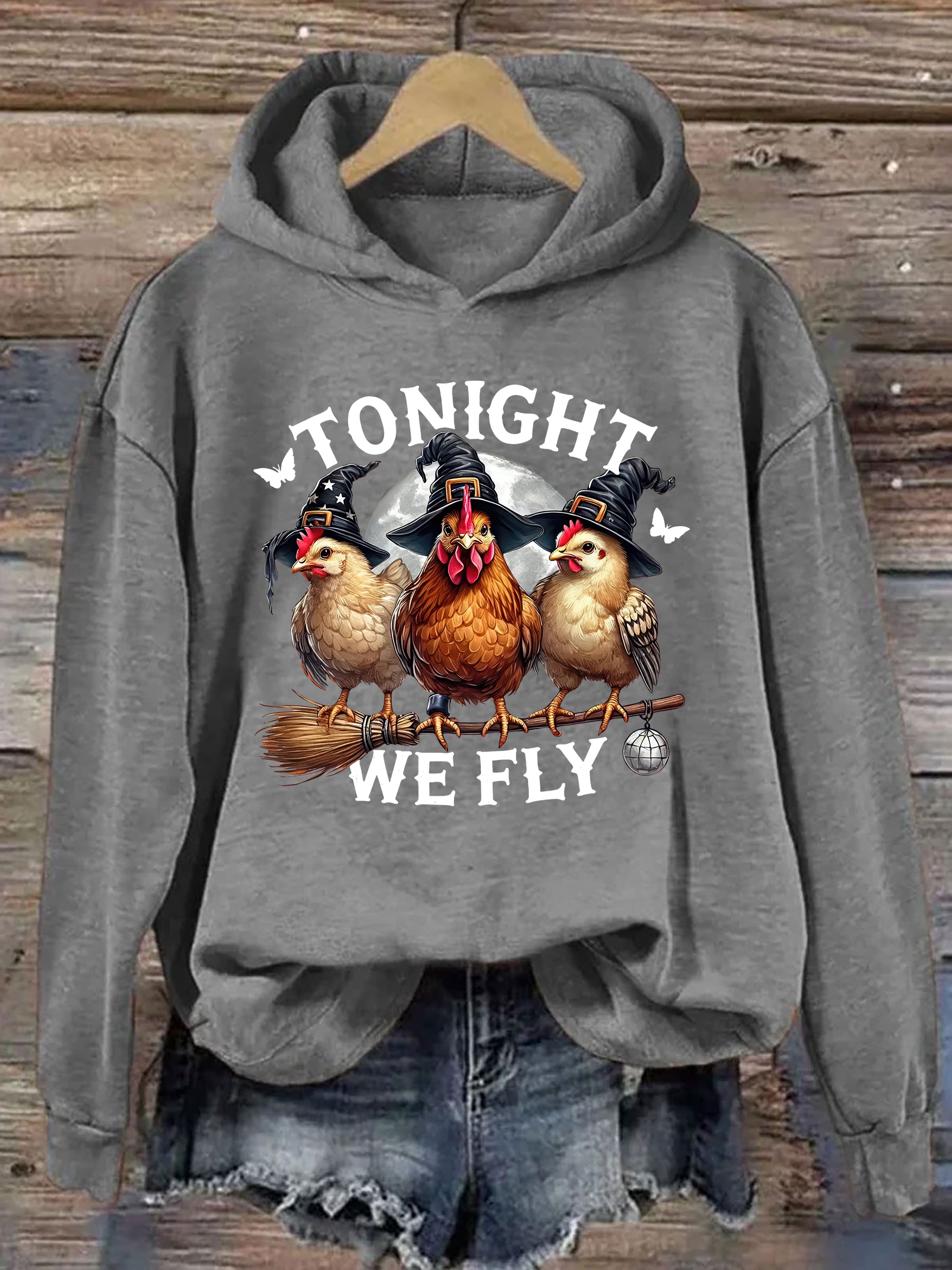 Tonight We Fly Chicken Hoodie