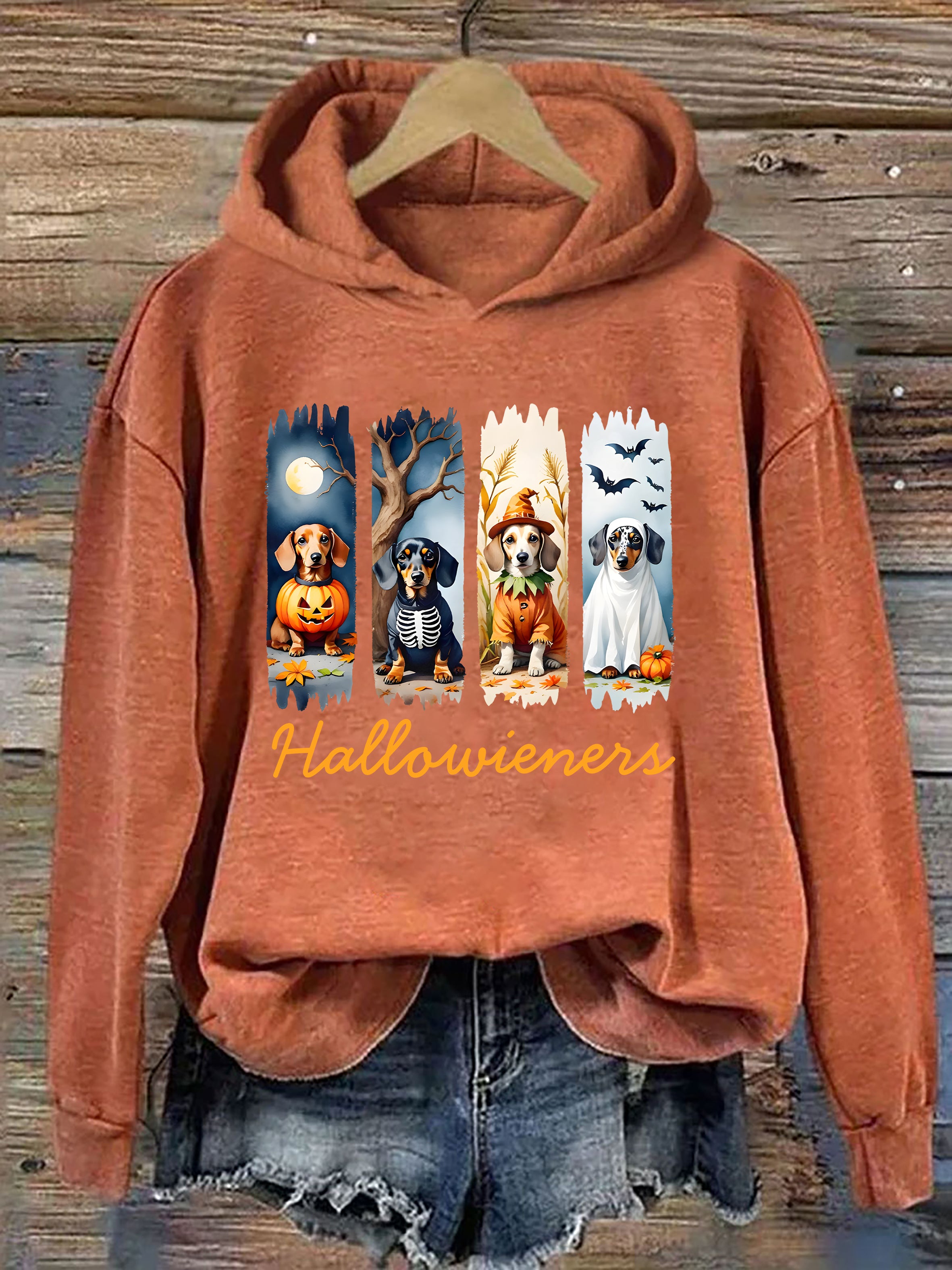 Funny Dachshund Halloween Hoodie