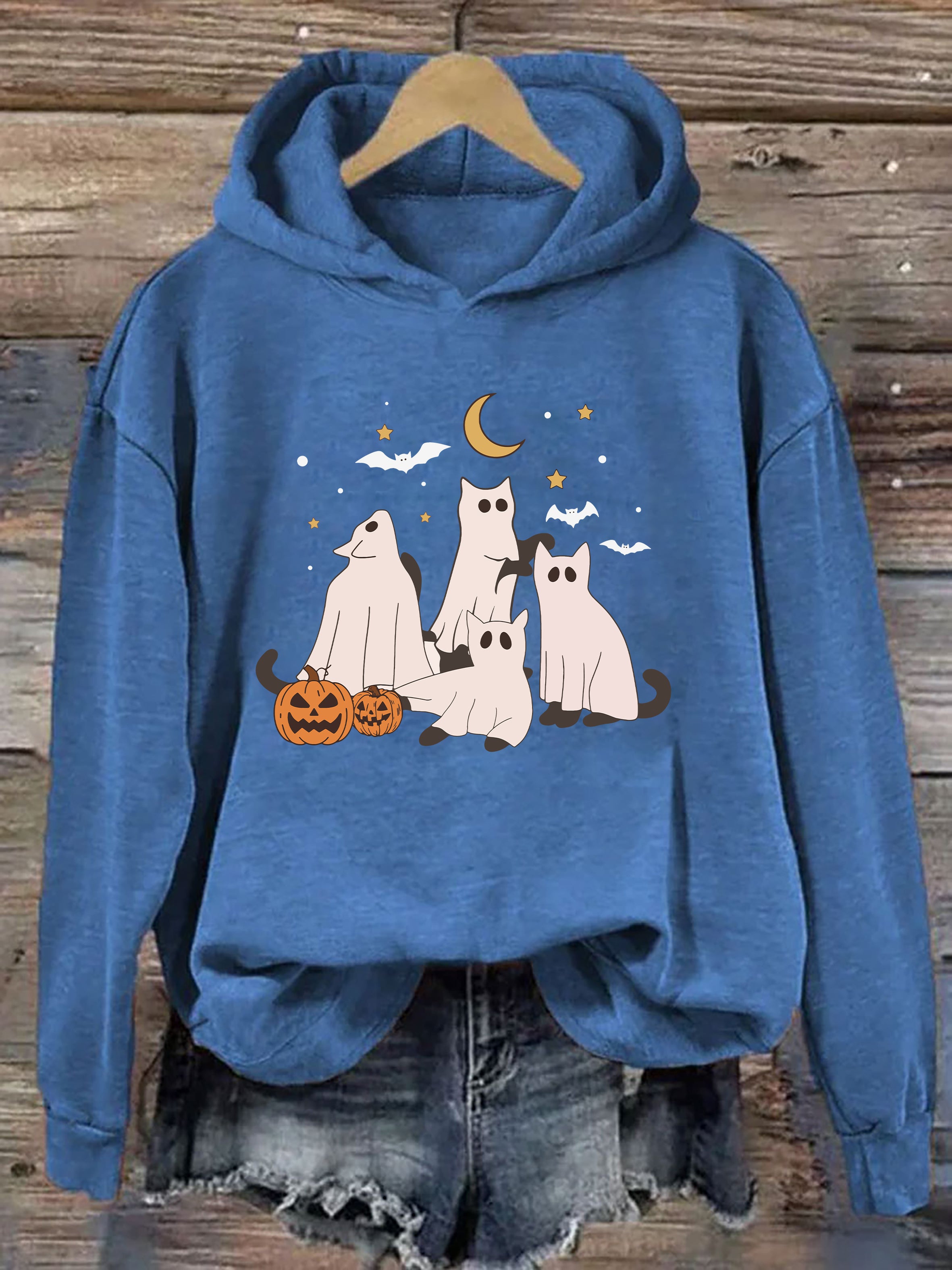Ghost Cat Hoodie