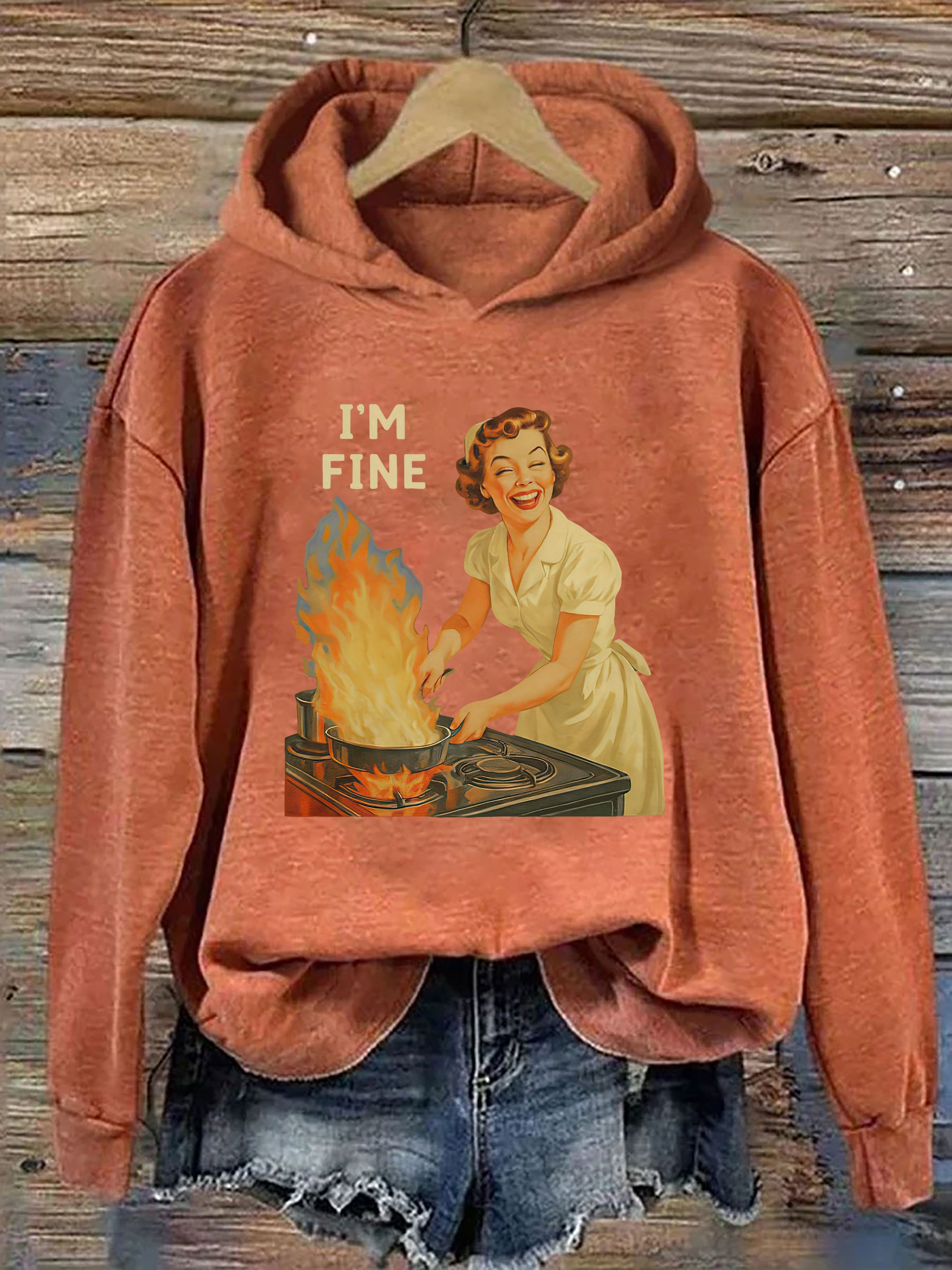 I Am Fine Hoodie