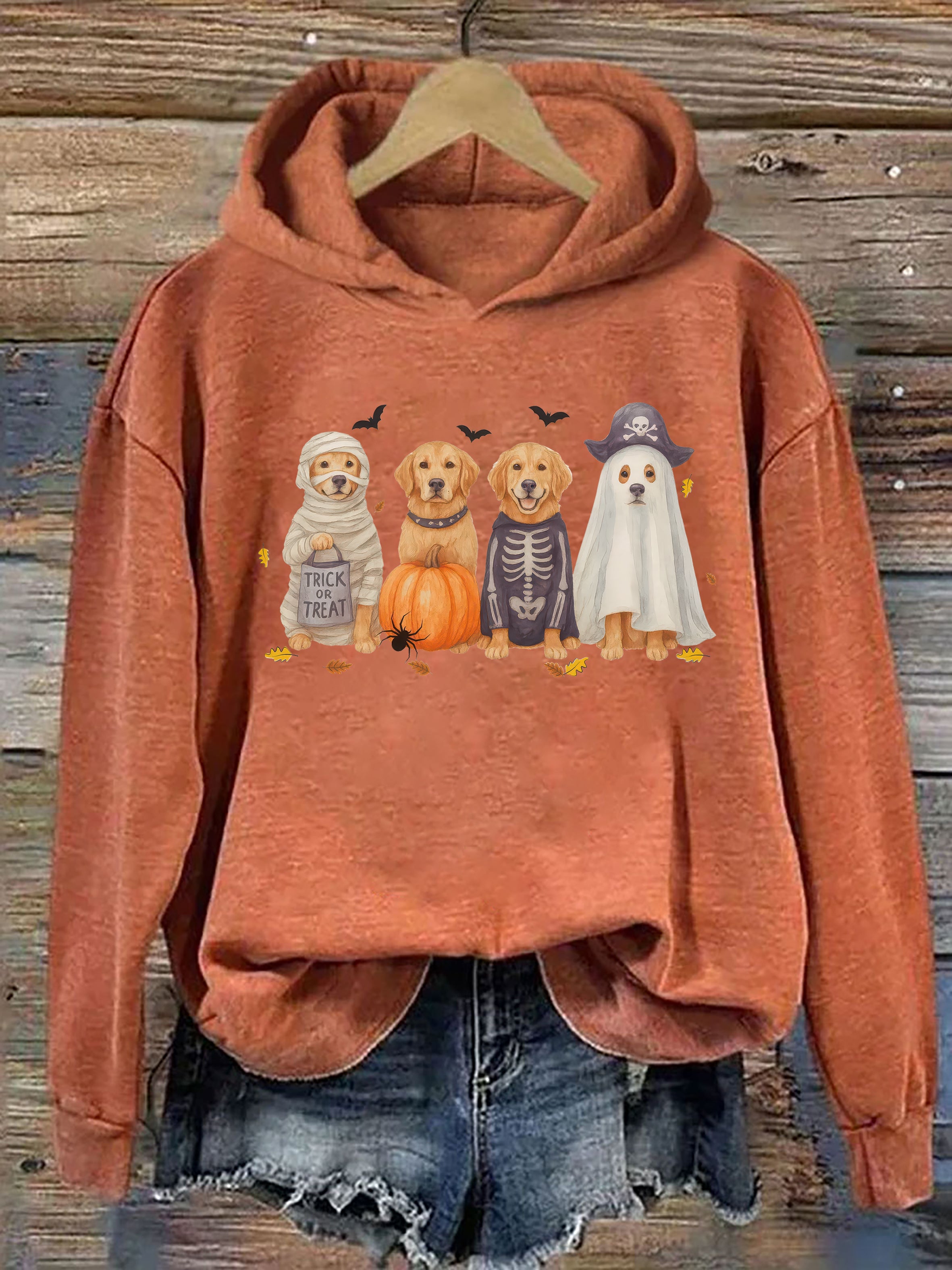 Halloween Golden Retriever Hoodie