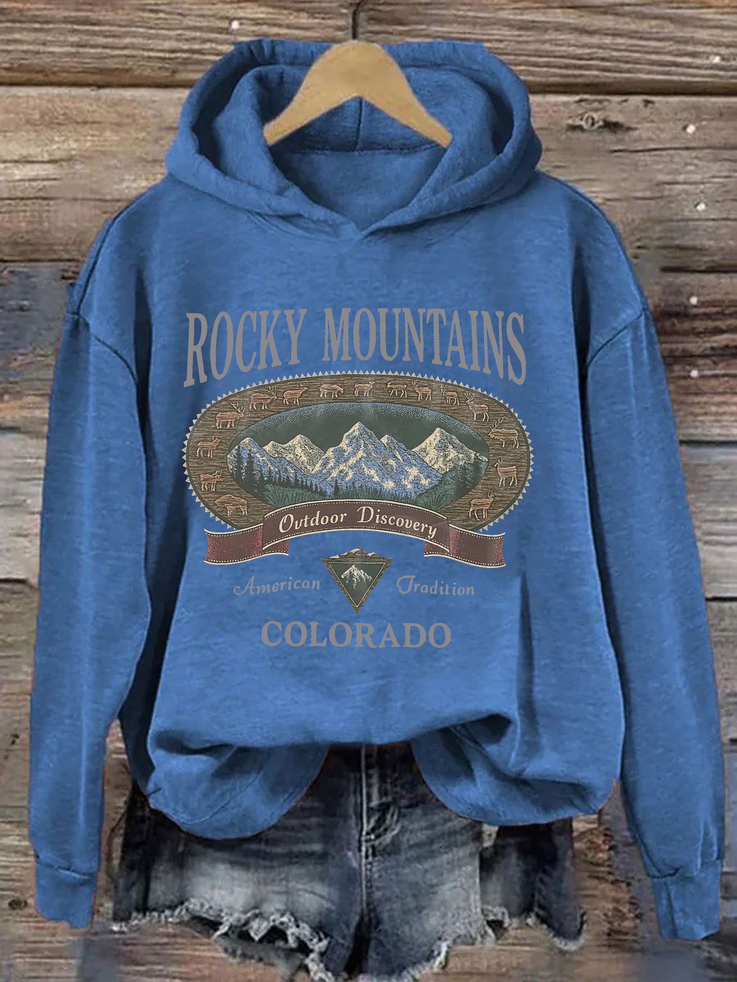 Rocky Mountains Colorado Hoodie