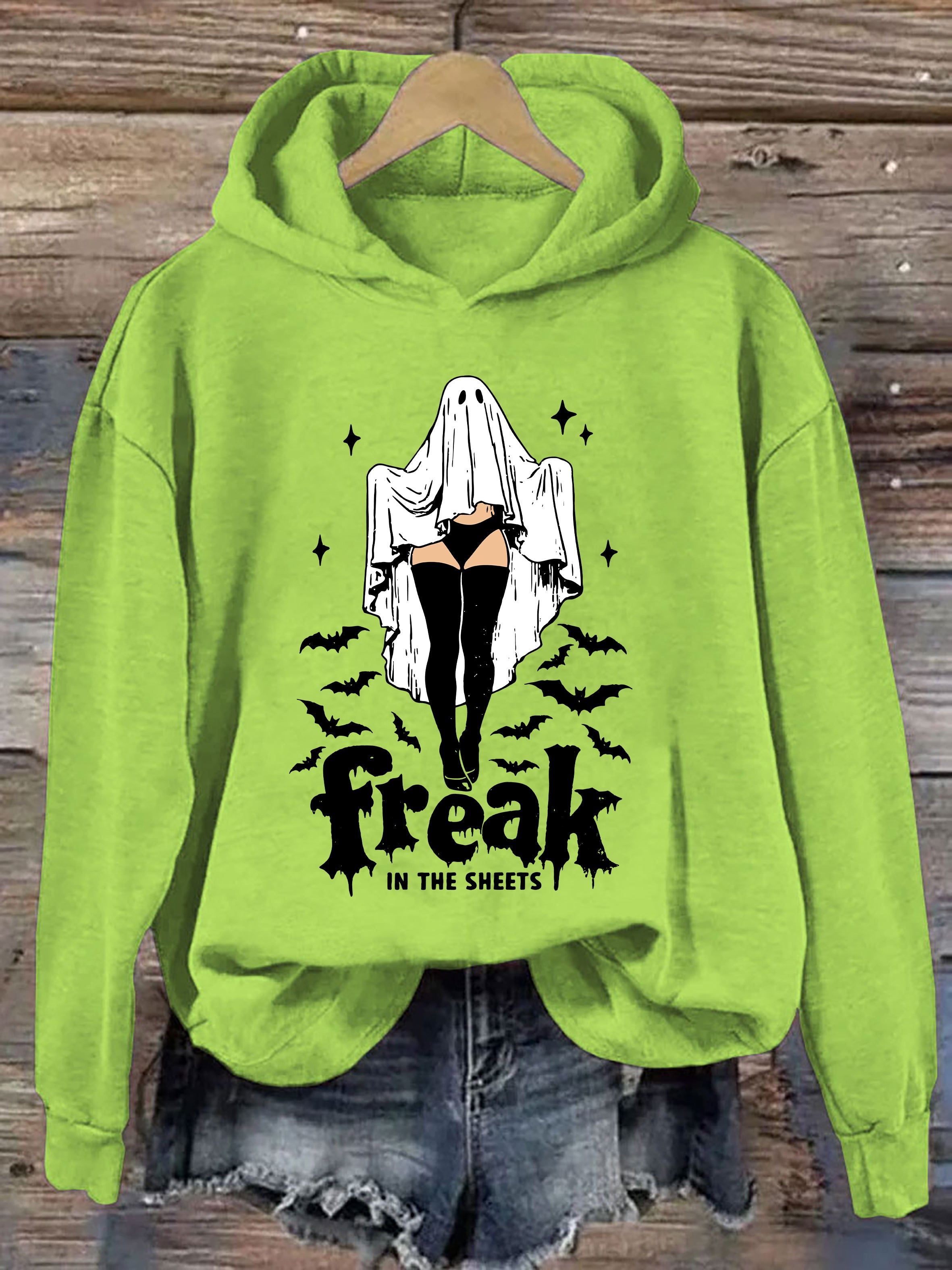 Funny Halloween Sheet Ghost Freak Hoodie