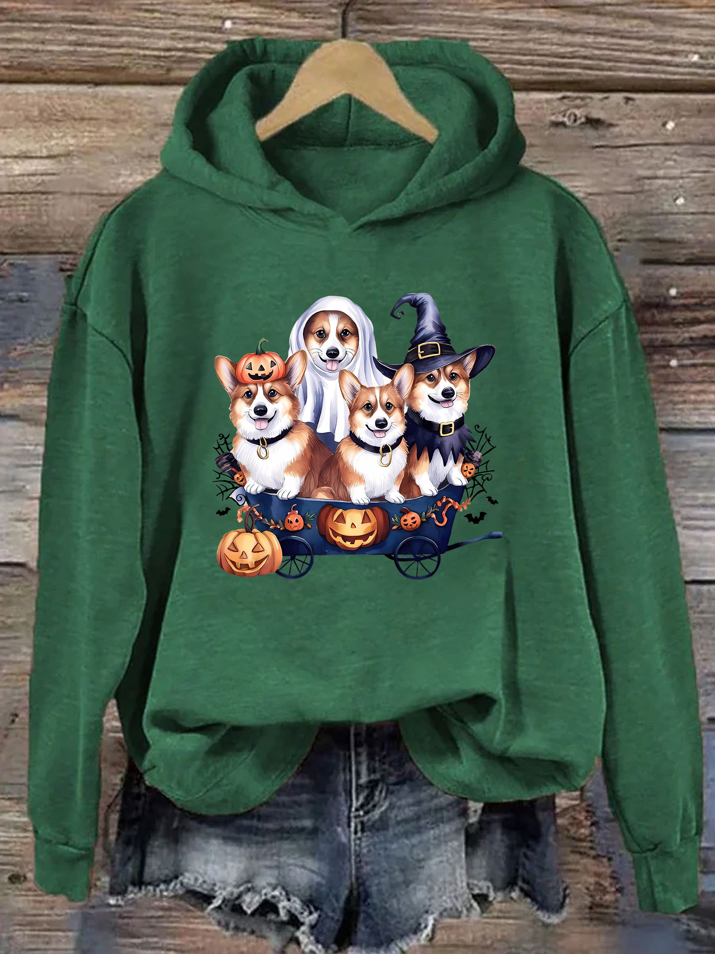 Halloween Corgi Hoodie