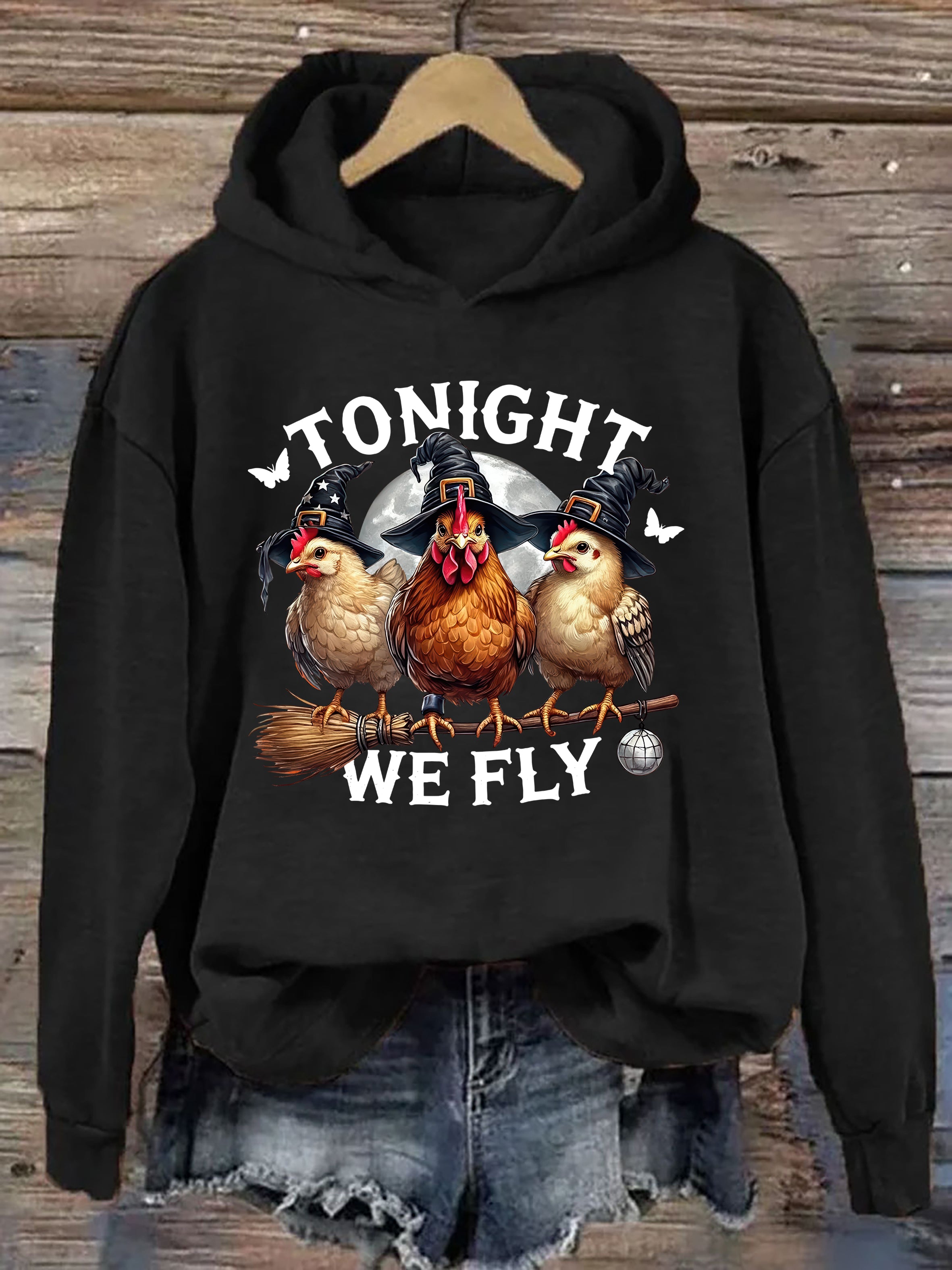 Tonight We Fly Chicken Hoodie