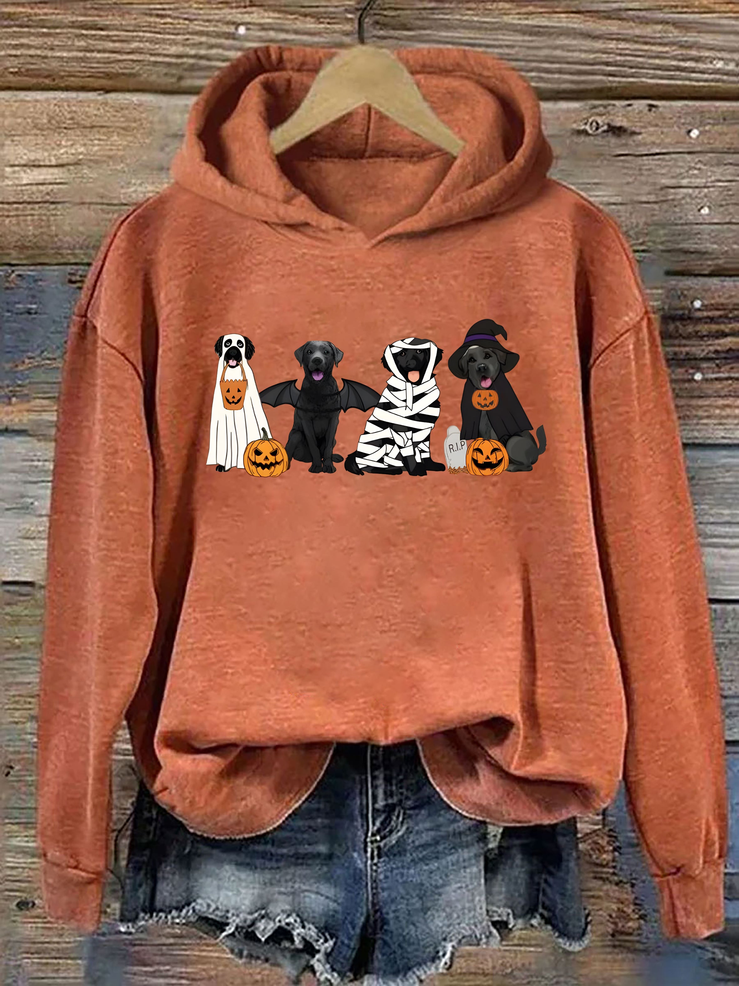 Black Labrador Halloween Hoodie