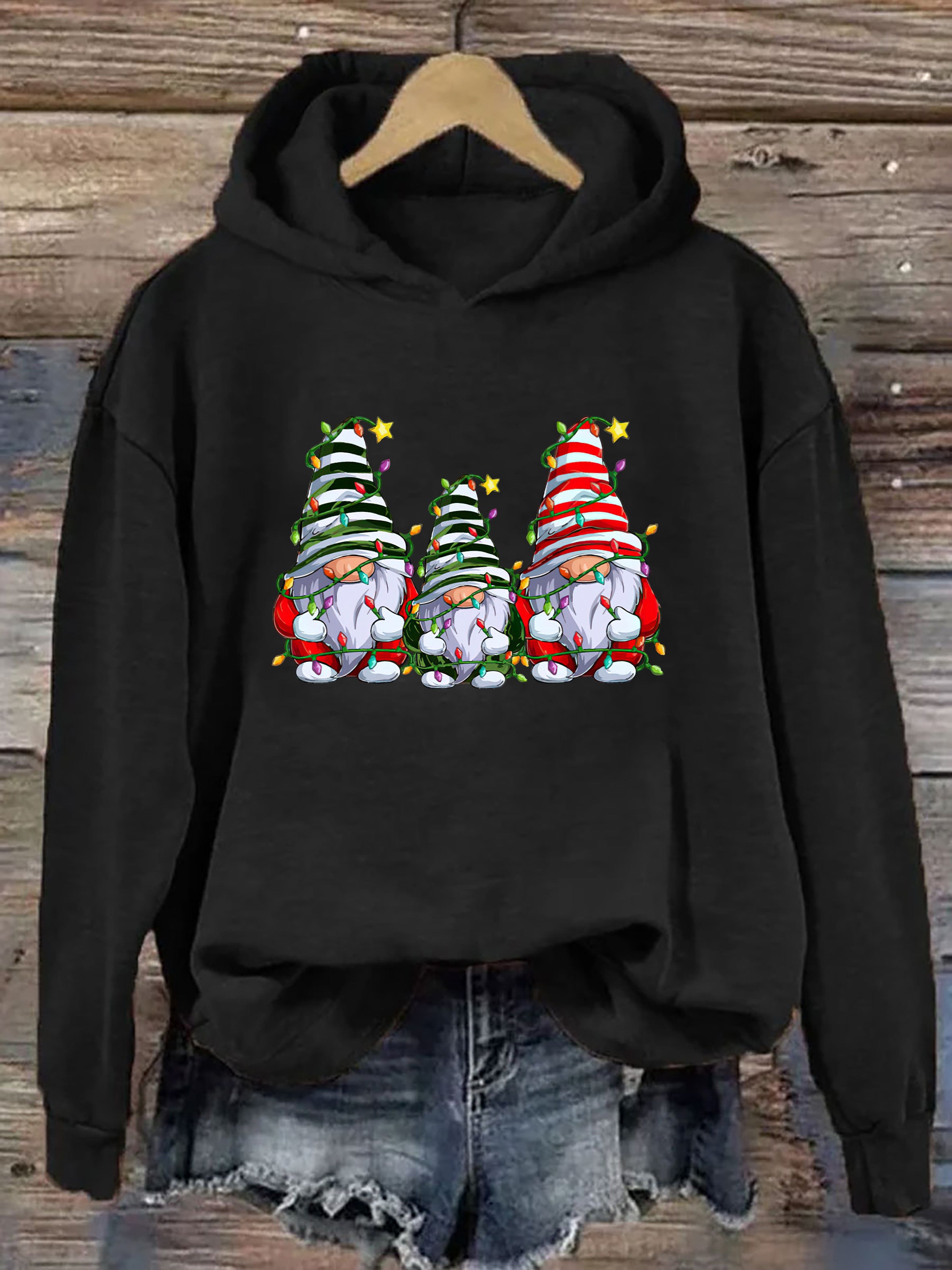 Christmas Cute Gnome Hoodie