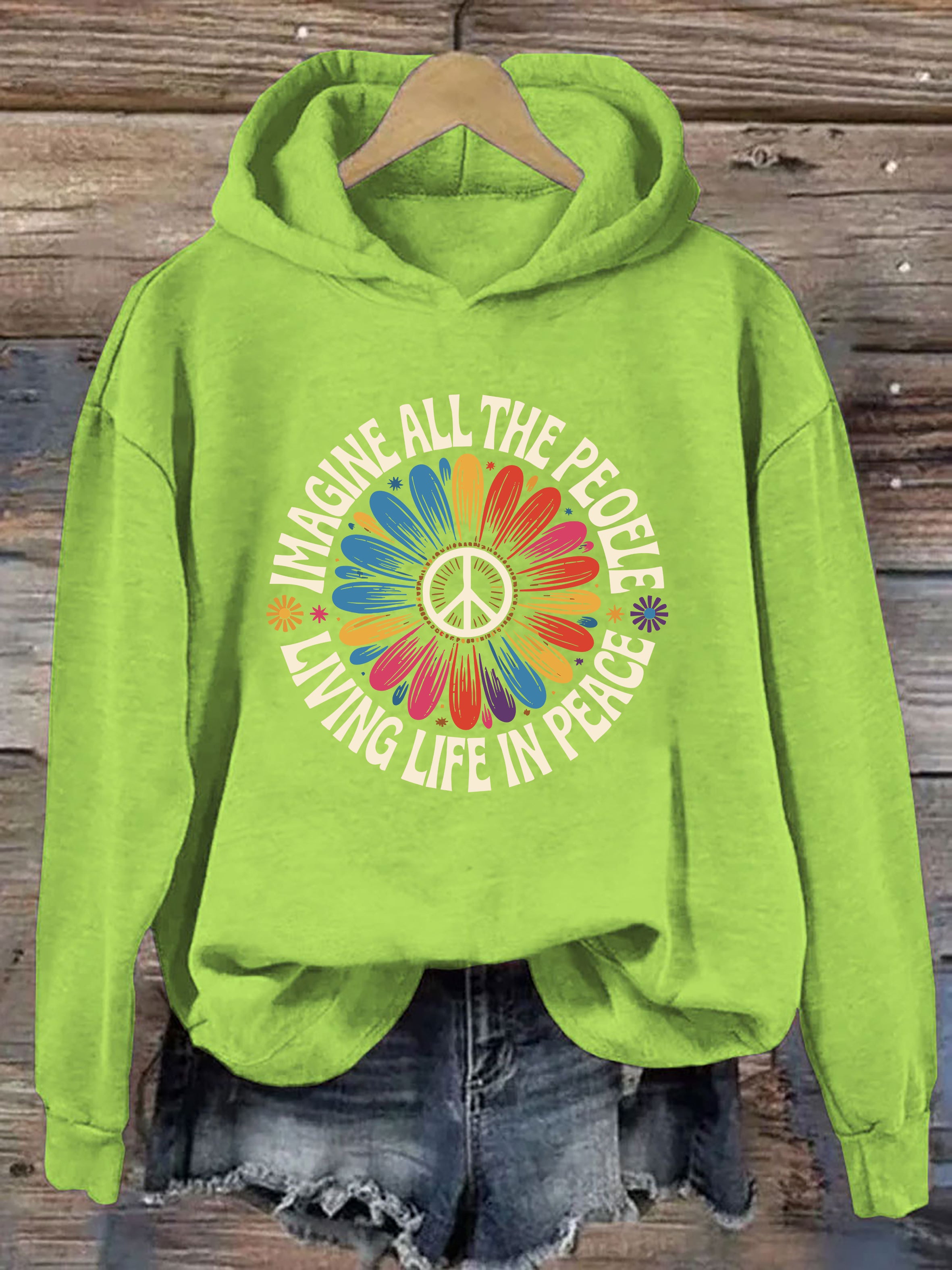 Imagine Peace Hoodie