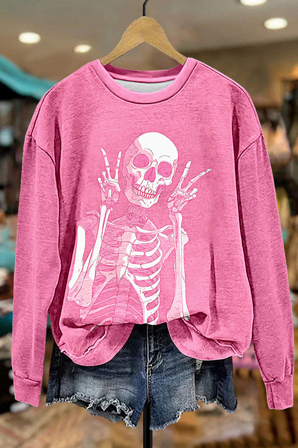 Halloween Cute Skull Sweatshirt