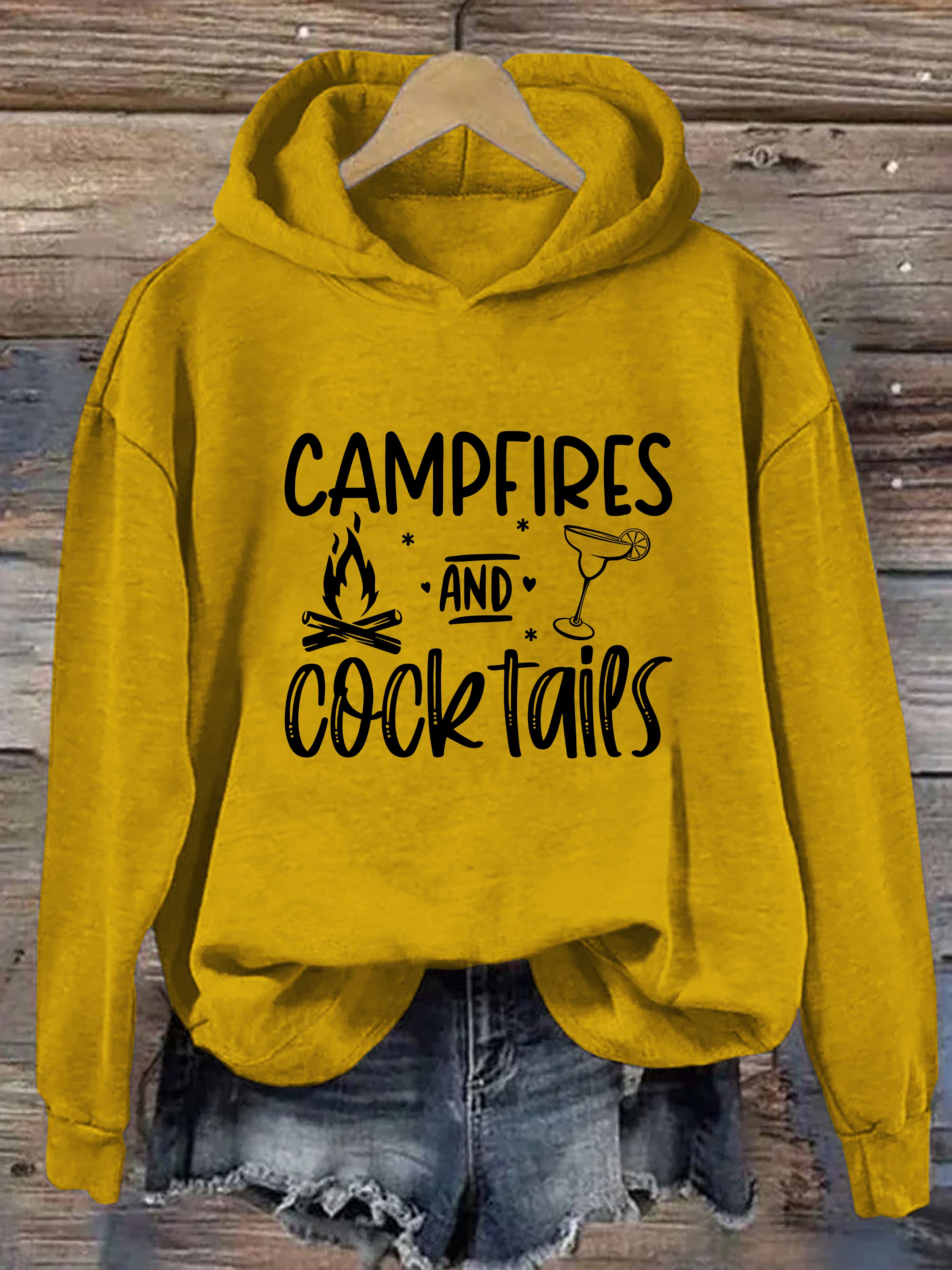 Campfires And Cocktails Hoodie