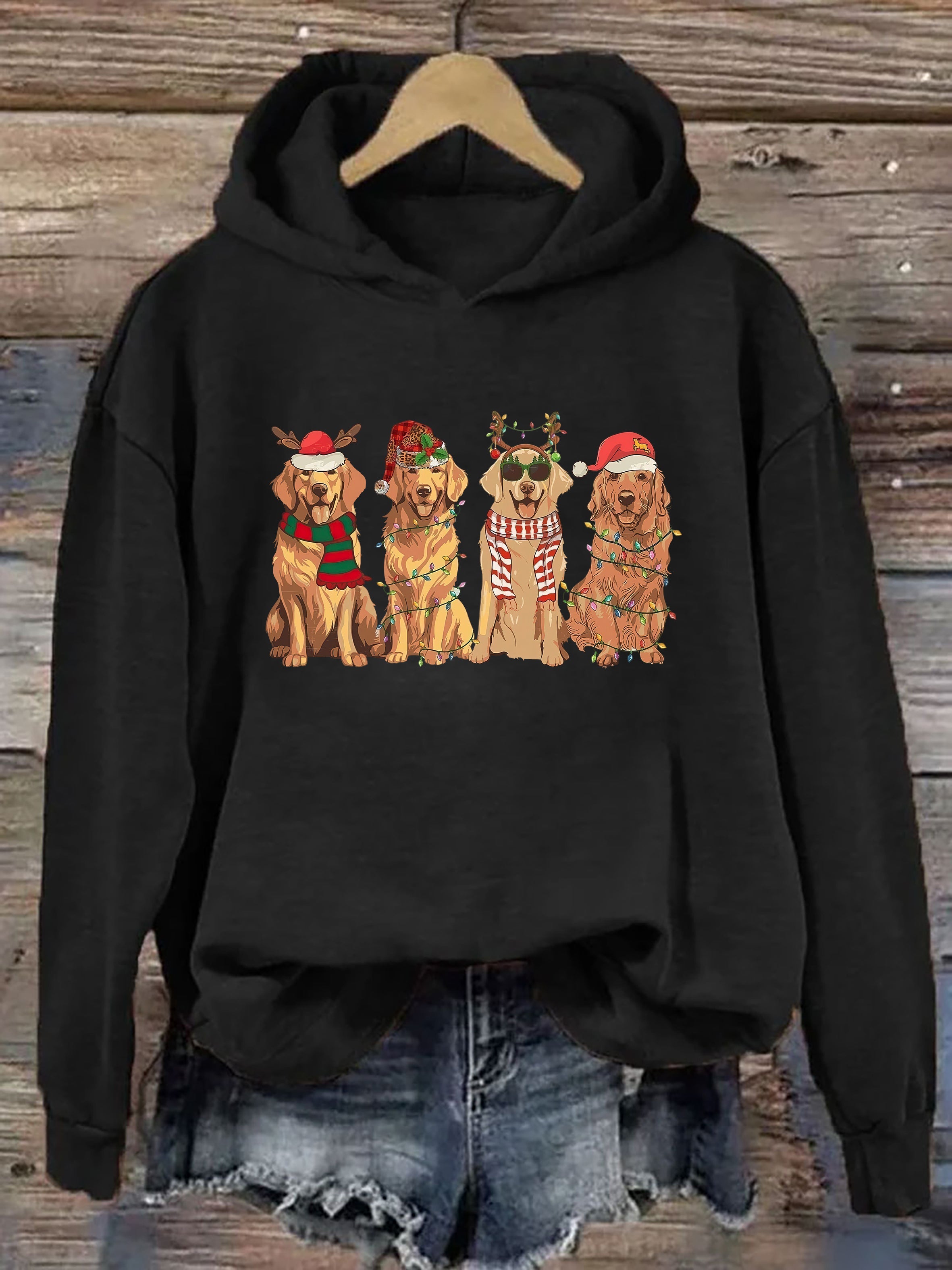 Golden Retriever Christmas Hoodie