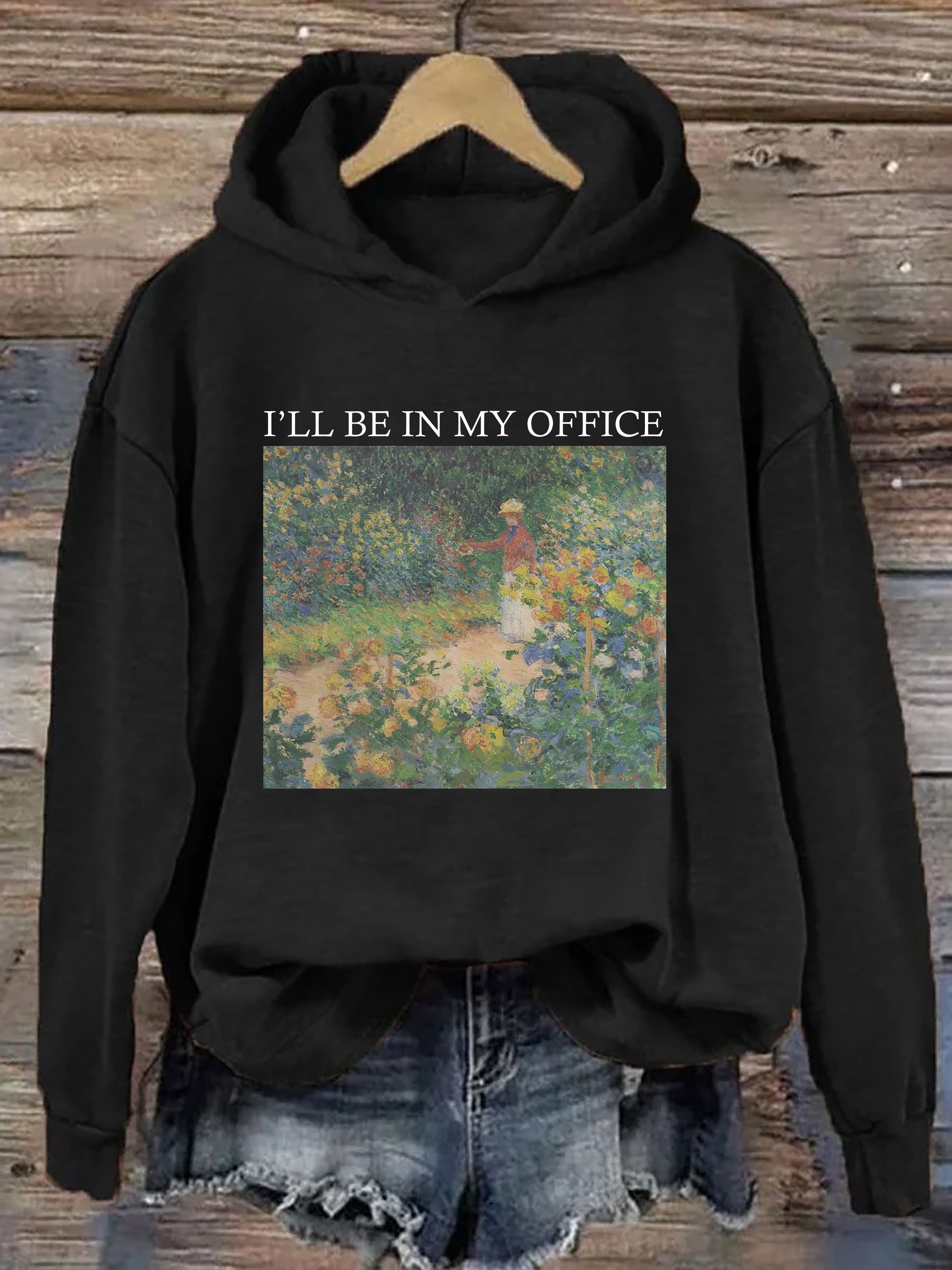 I'll Be In My Office Garden Hoodie