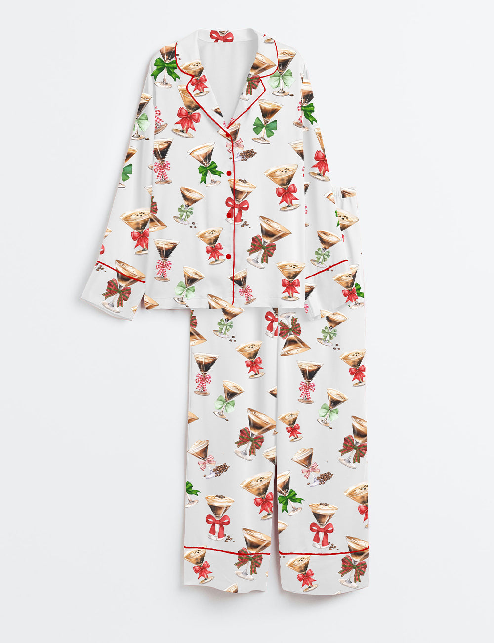 Women's Espresso Martinis Long Sleeve Pajama Set