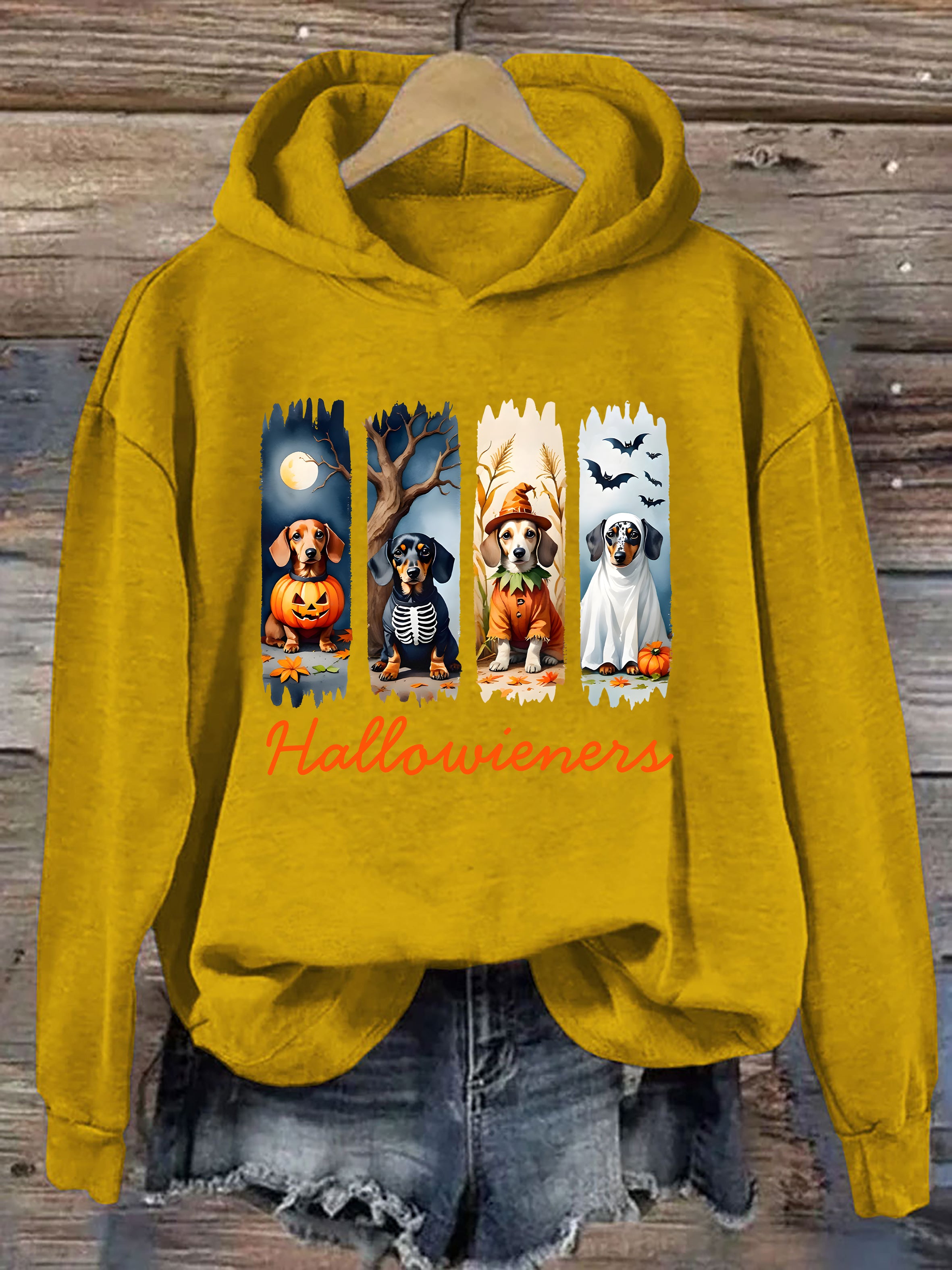 Funny Dachshund Halloween Hoodie