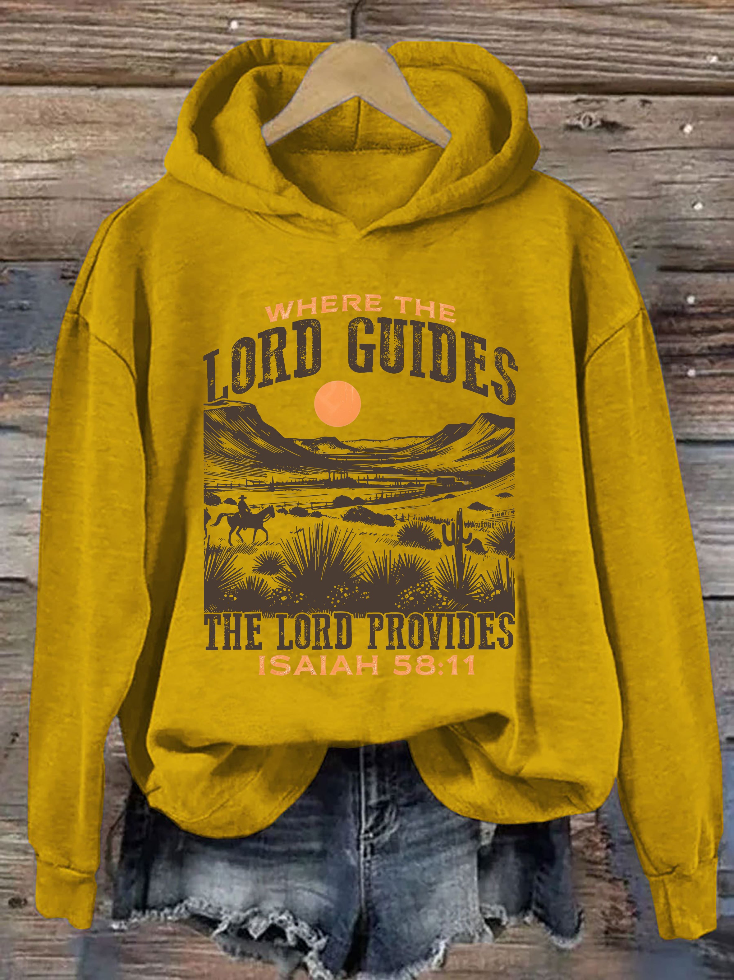 The Lord Provides Christian Hoodie