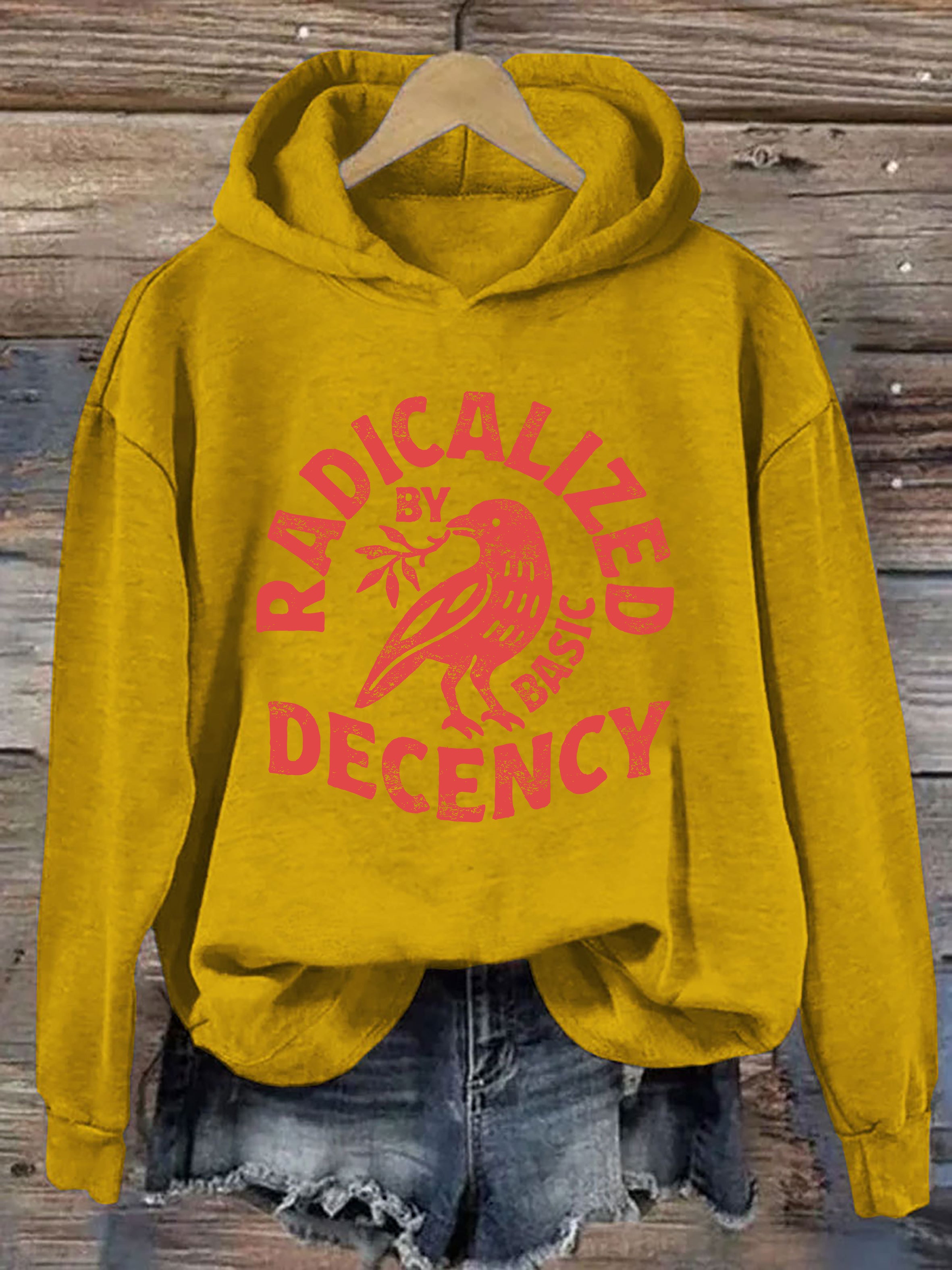 Radicalized By Basic Decency Hoodie