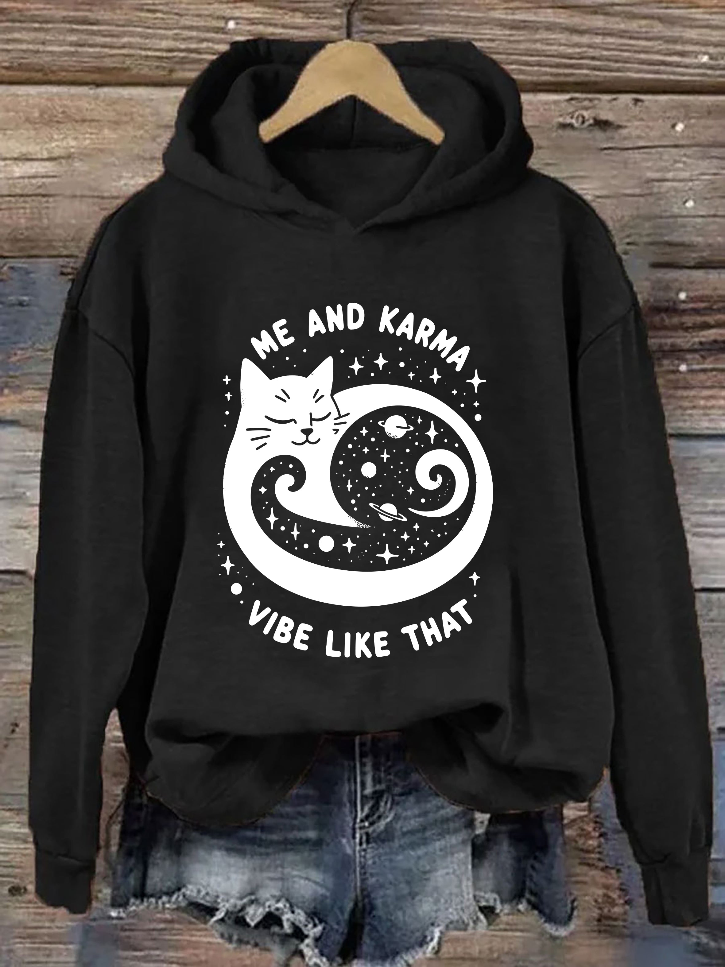 Me And My Karma Vibe Like That Hoodie