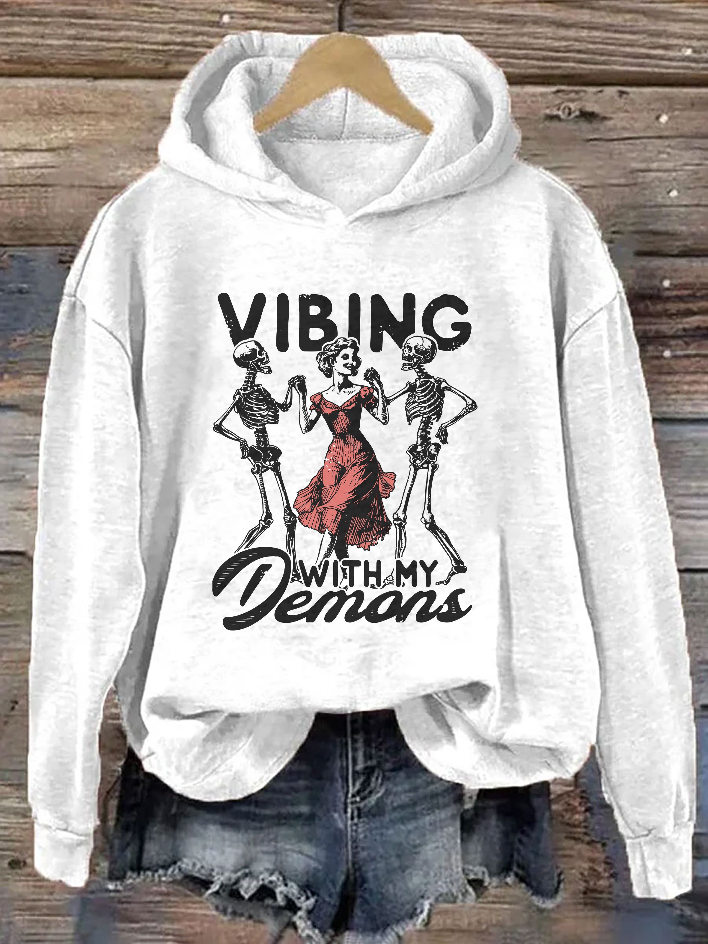 Vibing With My Demons Hoodie