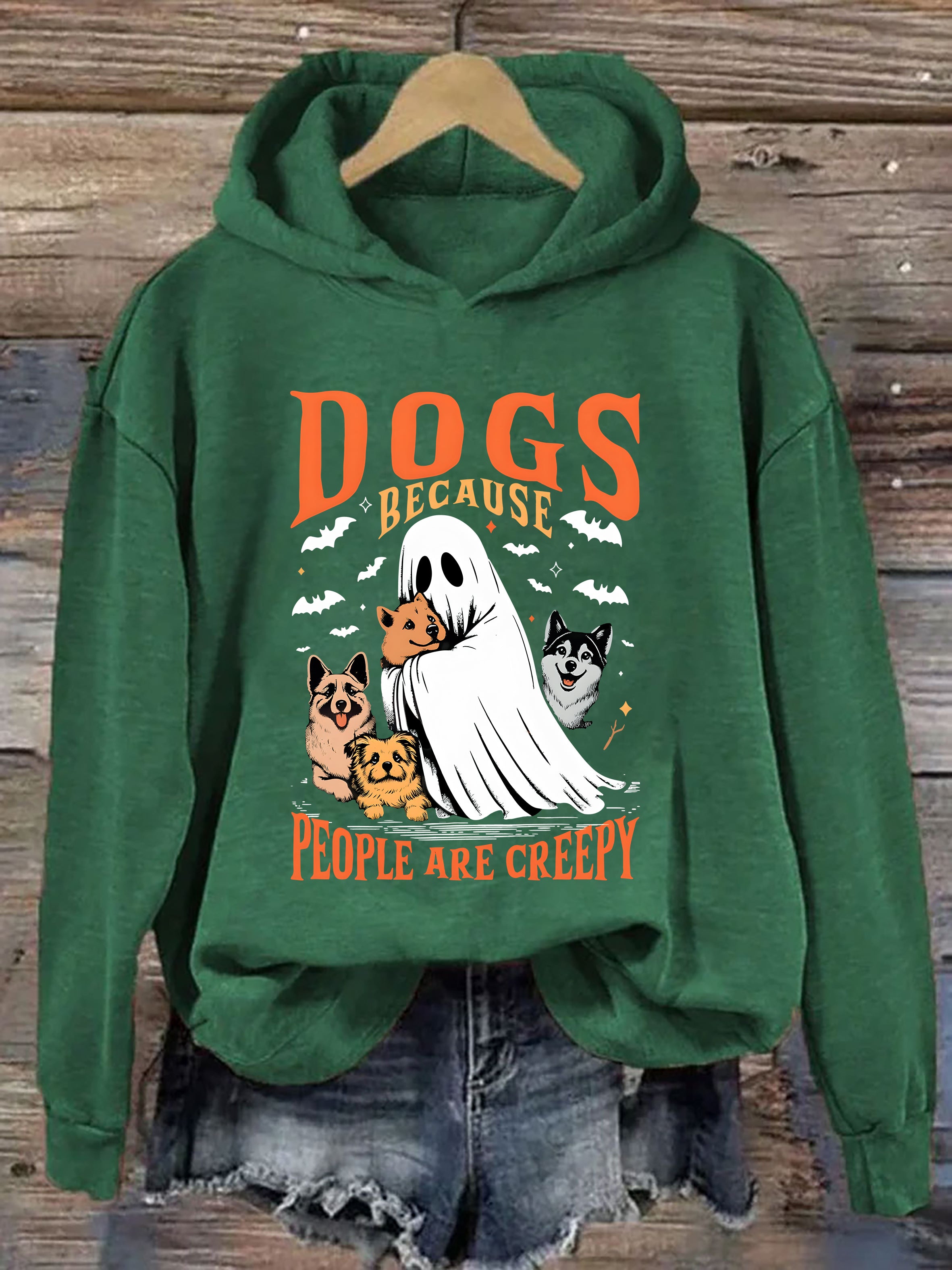 Dogs Because People Are Creepy Hoodie