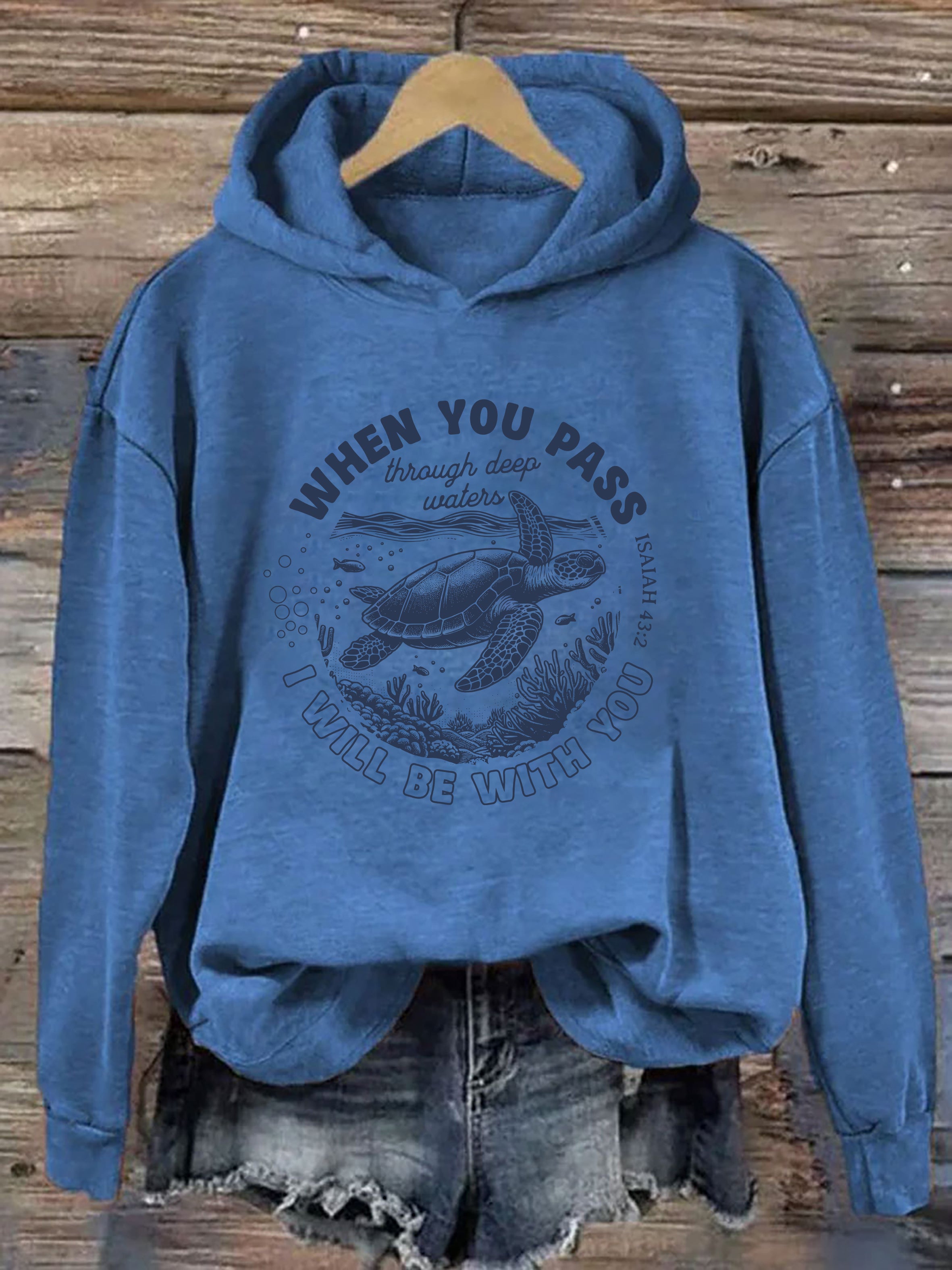 When You Go Through Waters Hoodie