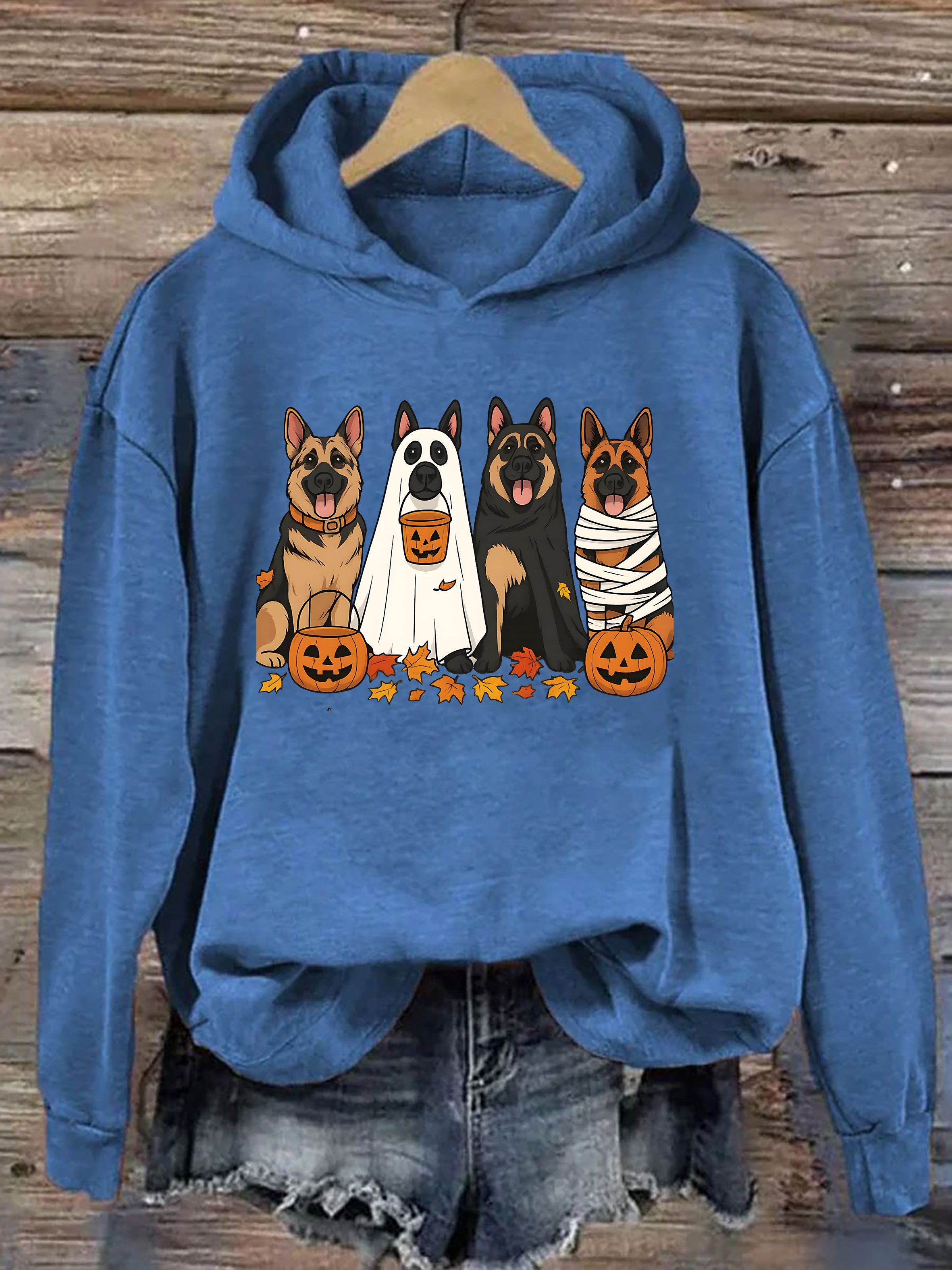 Halloween German Shepherd Hoodie