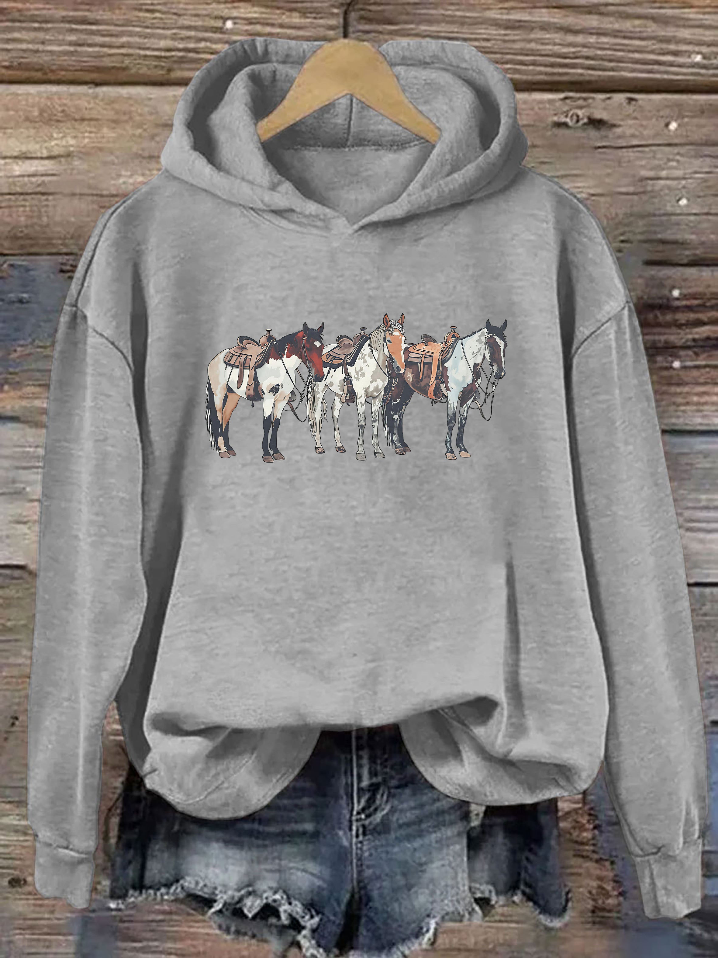 Western Horses Hoodie