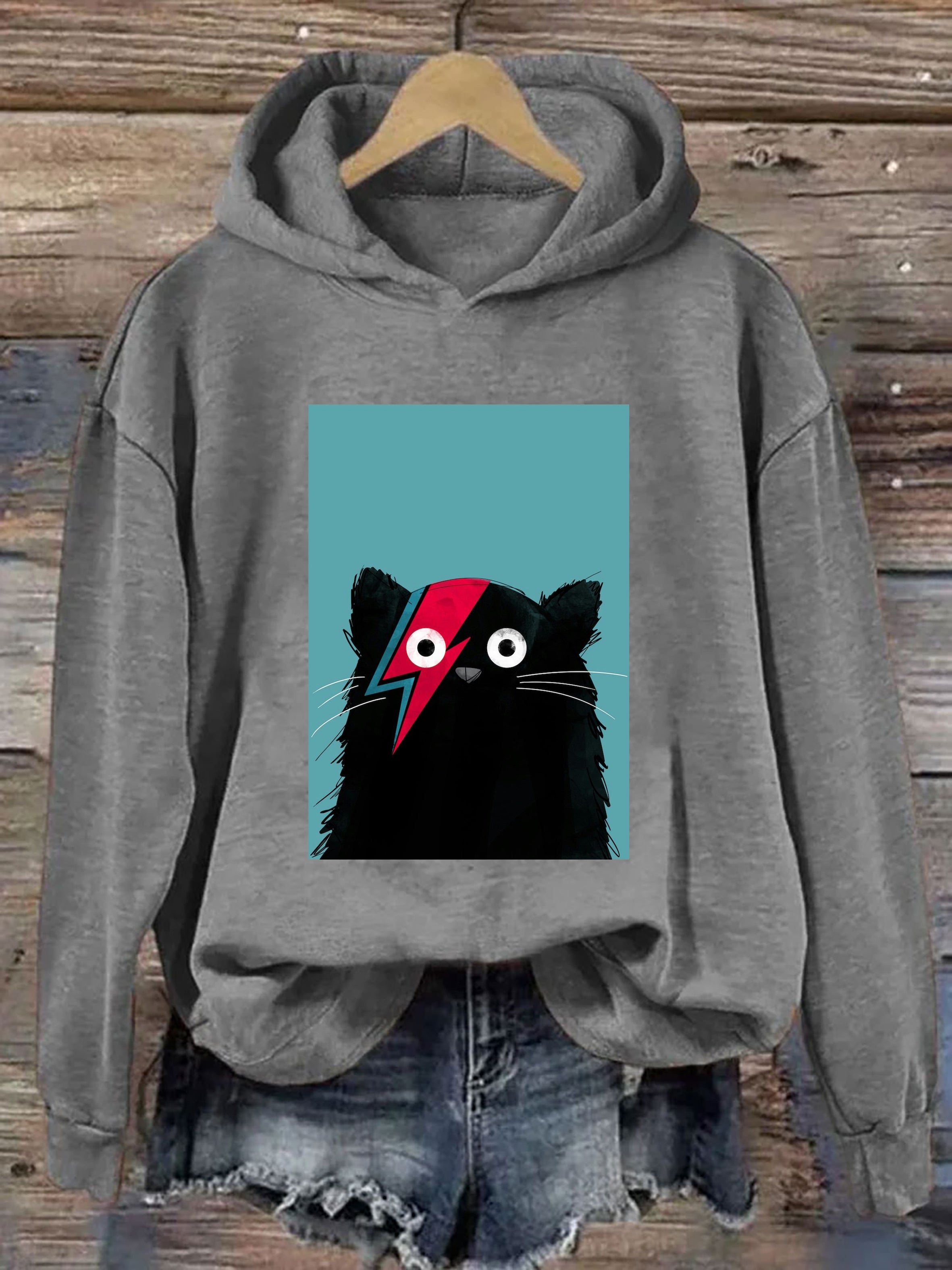Cat Bowie Art Hoodie