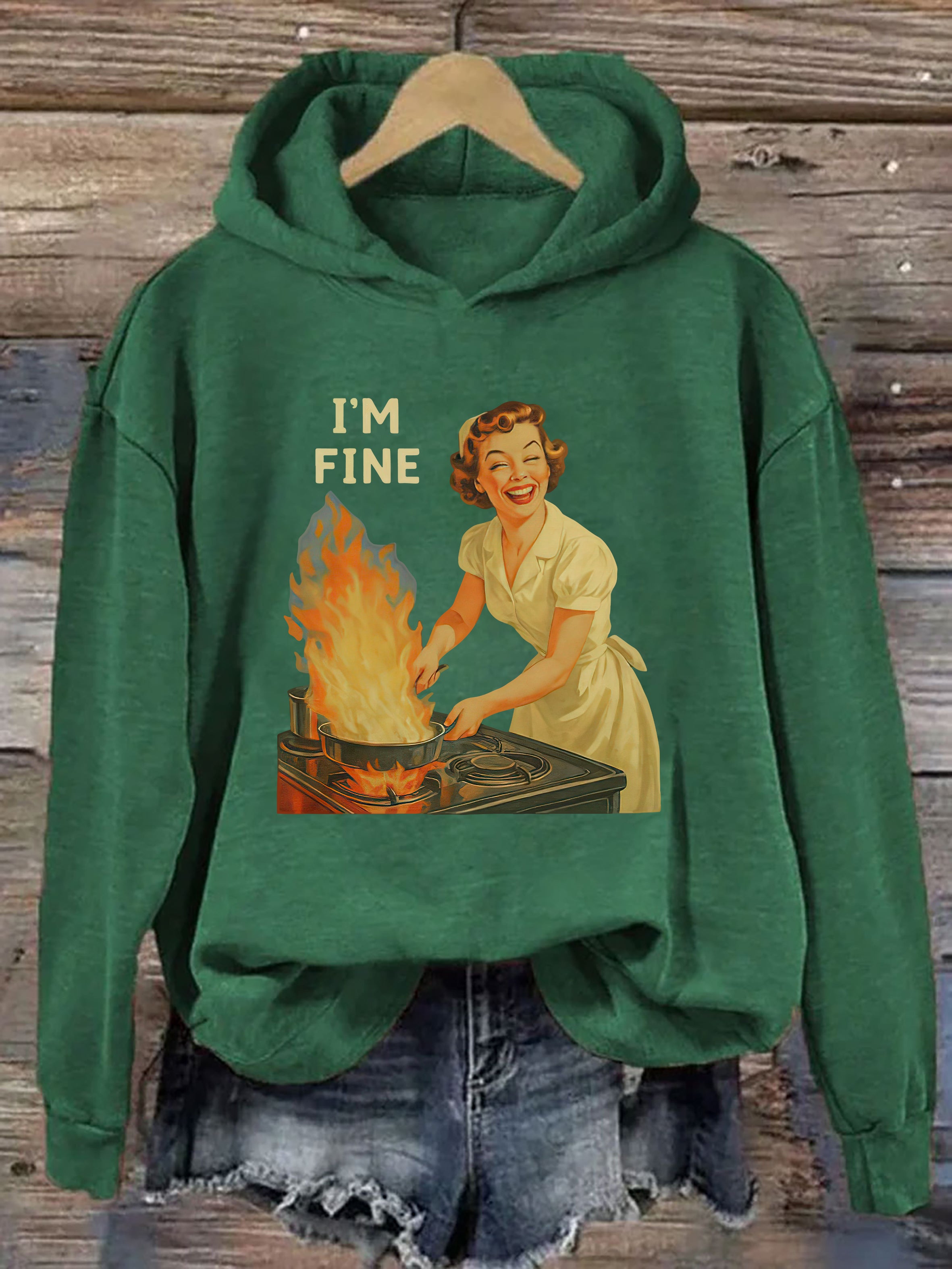 I Am Fine Hoodie