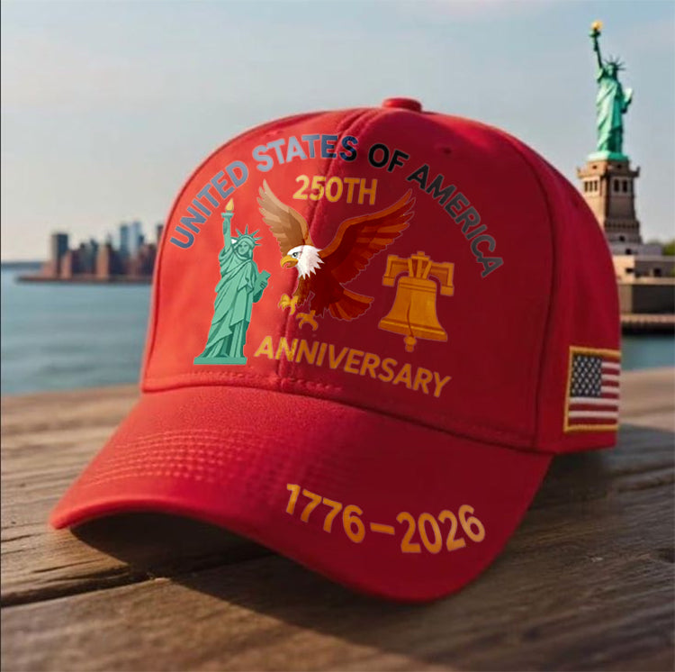 Unisex 250th Anniversary Of The United States Baseball Cap