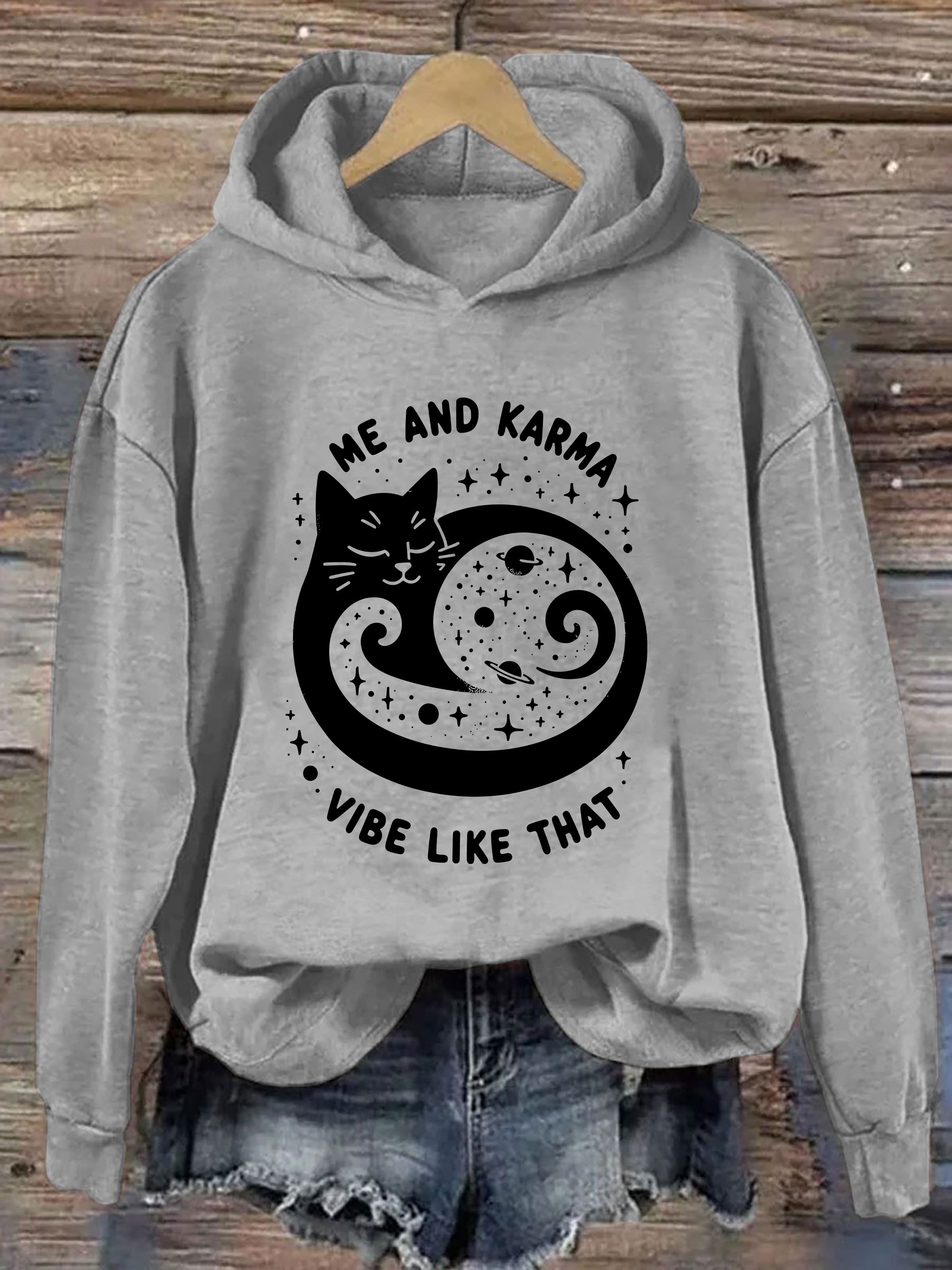 Me And My Karma Vibe Like That Hoodie
