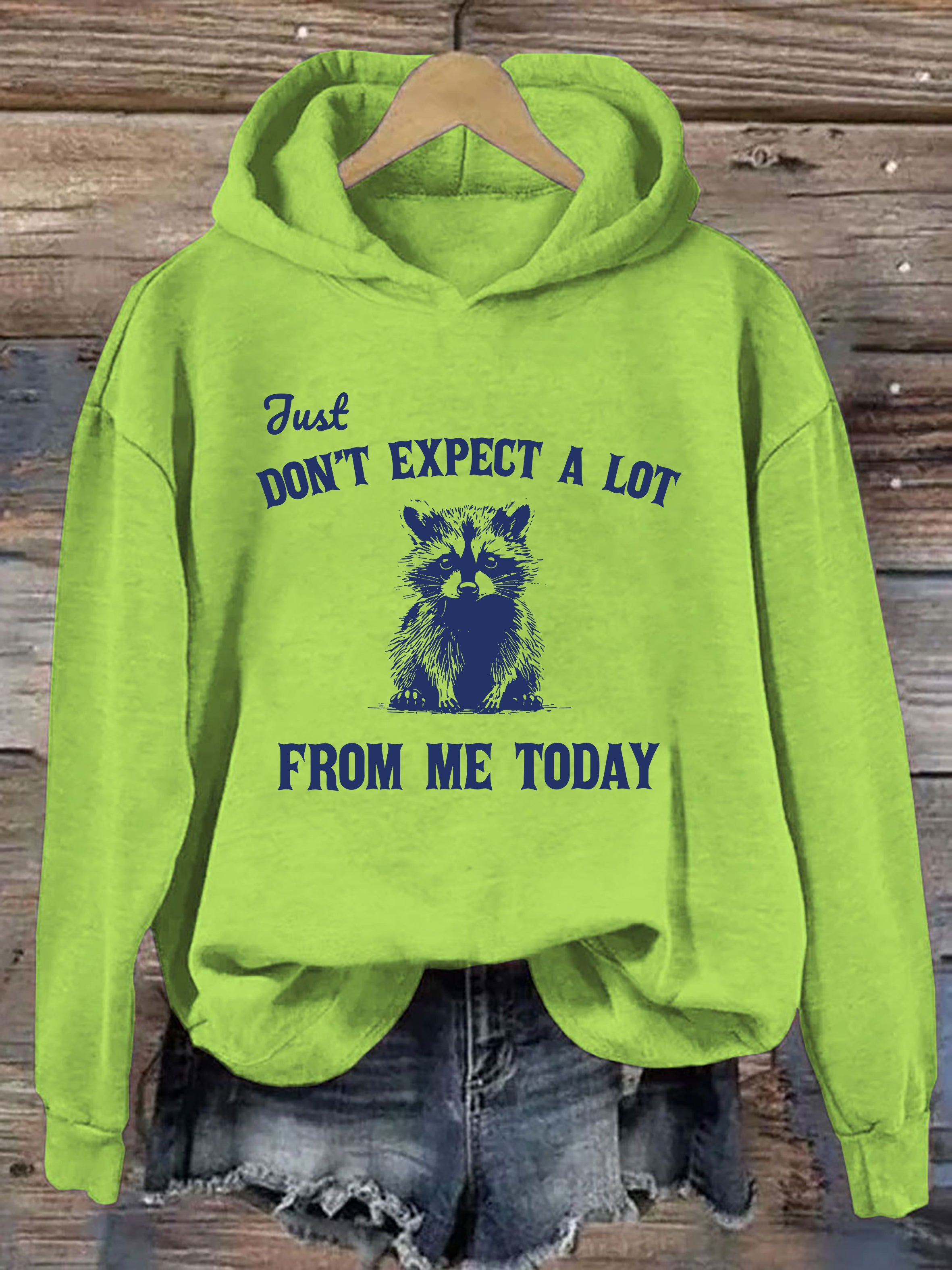 Don't Expect A Lot From Me Today Hoodie
