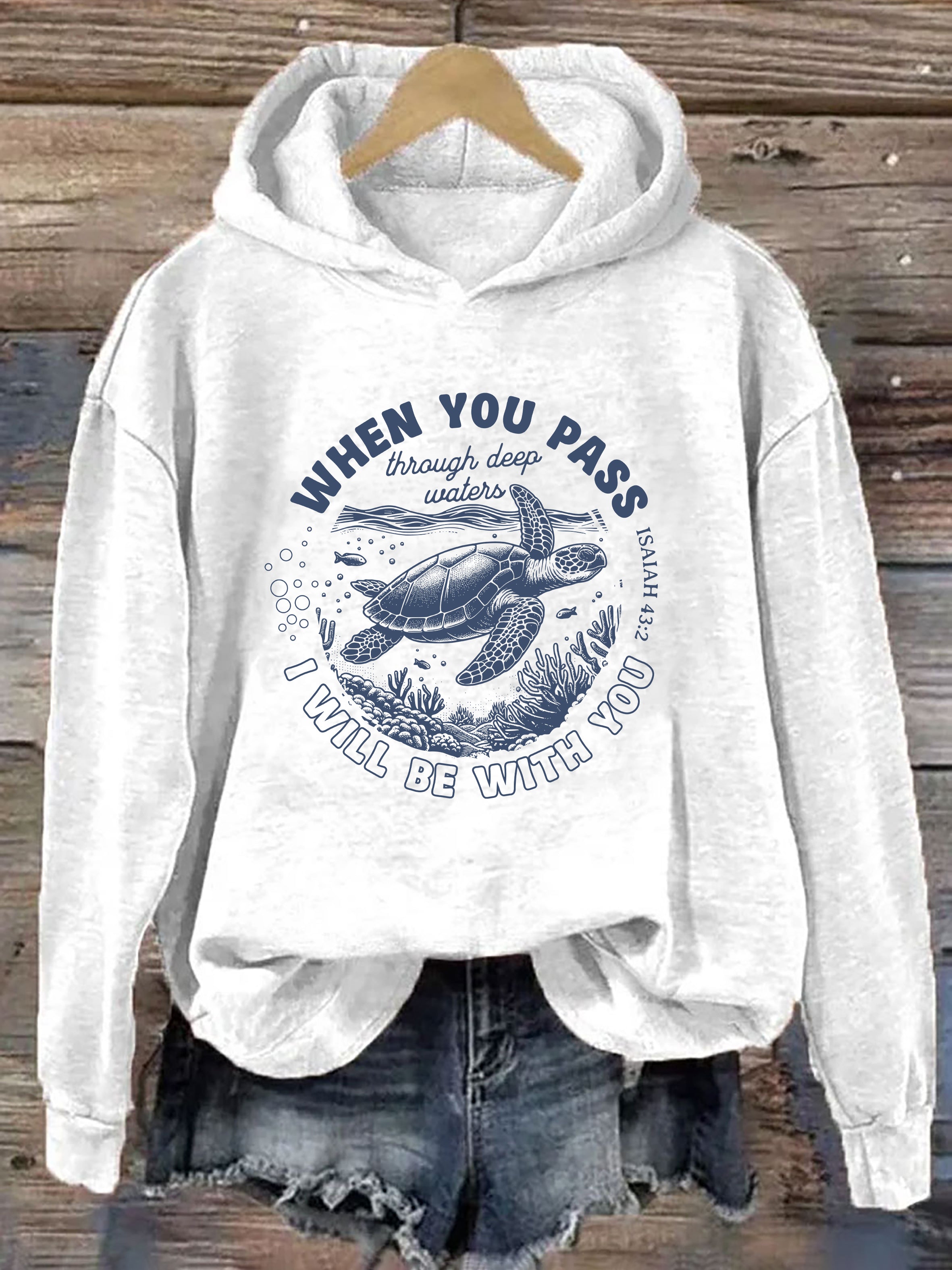 When You Go Through Waters Hoodie