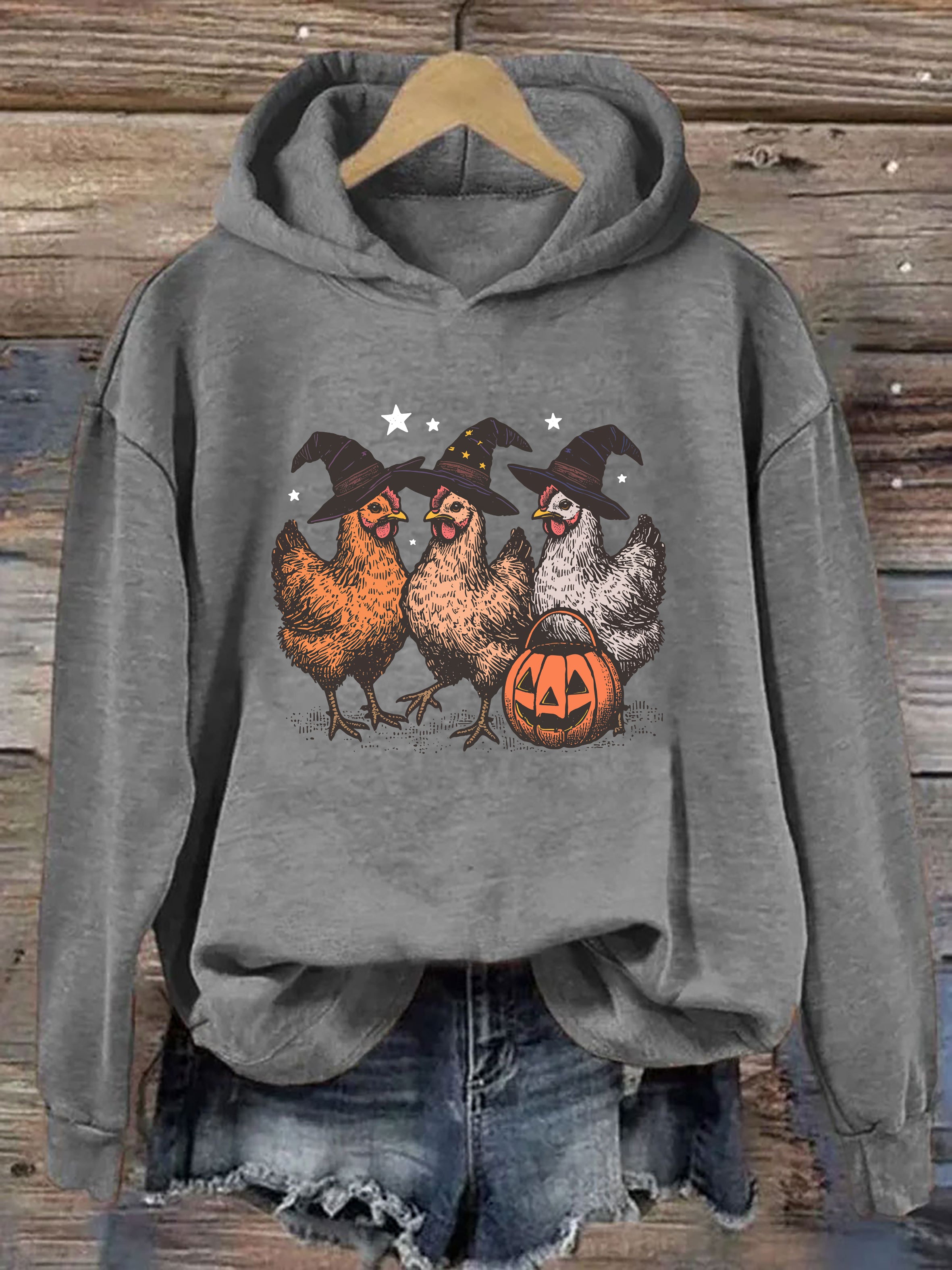 Chicken Funny Halloween Hoodie