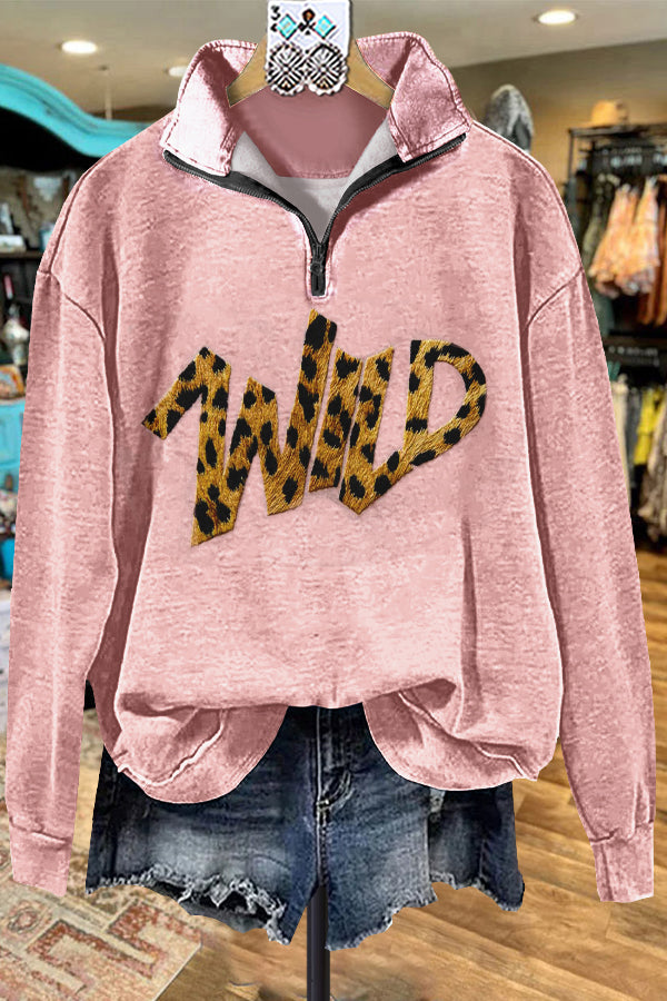 Classic Leopard Print Wild Sweatshirt