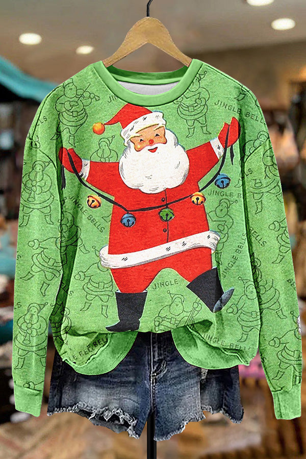 Christmas Santa Claus Lights Sweatshirt
