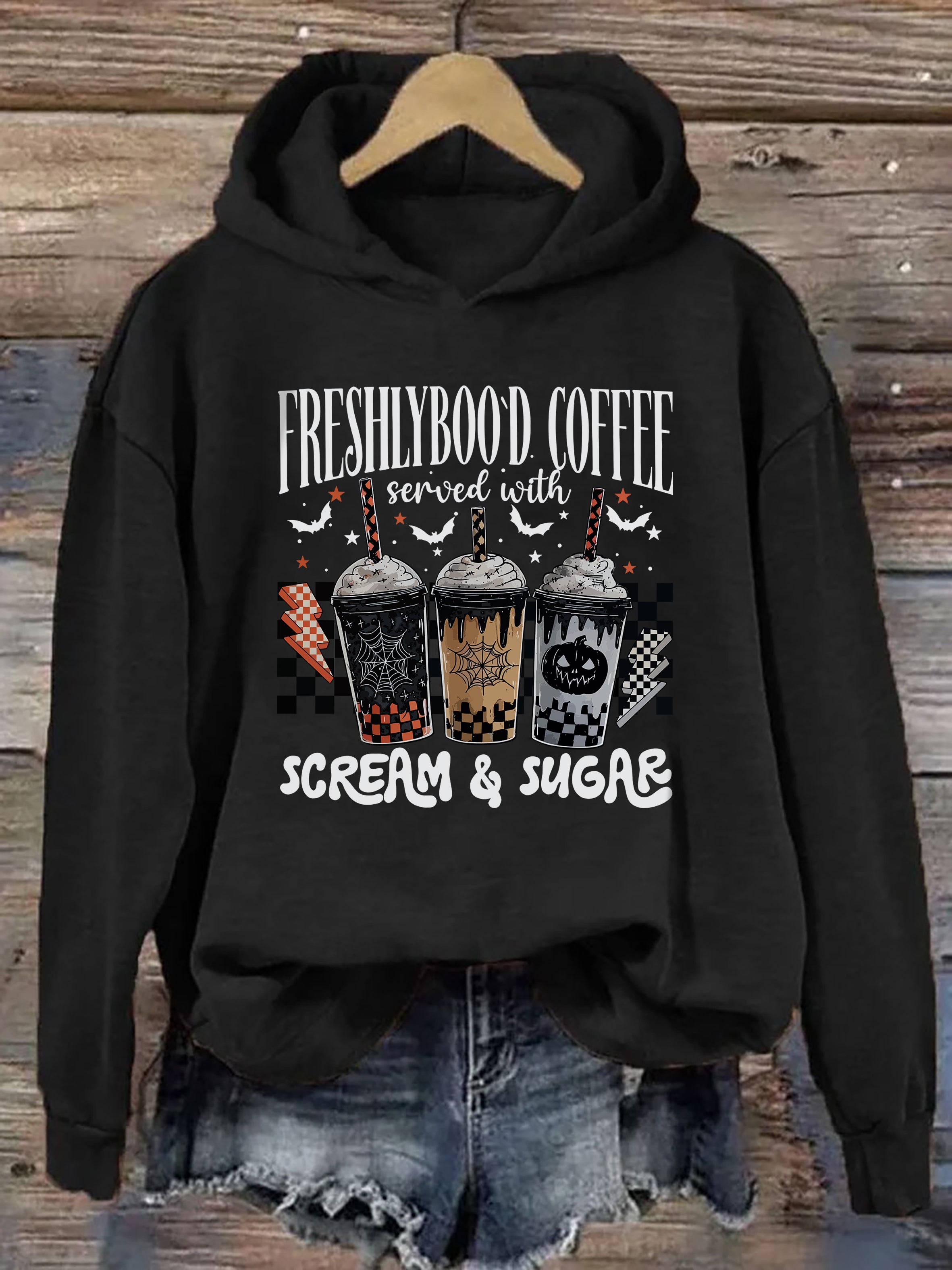 Halloween Spooky Coffee Hoodie