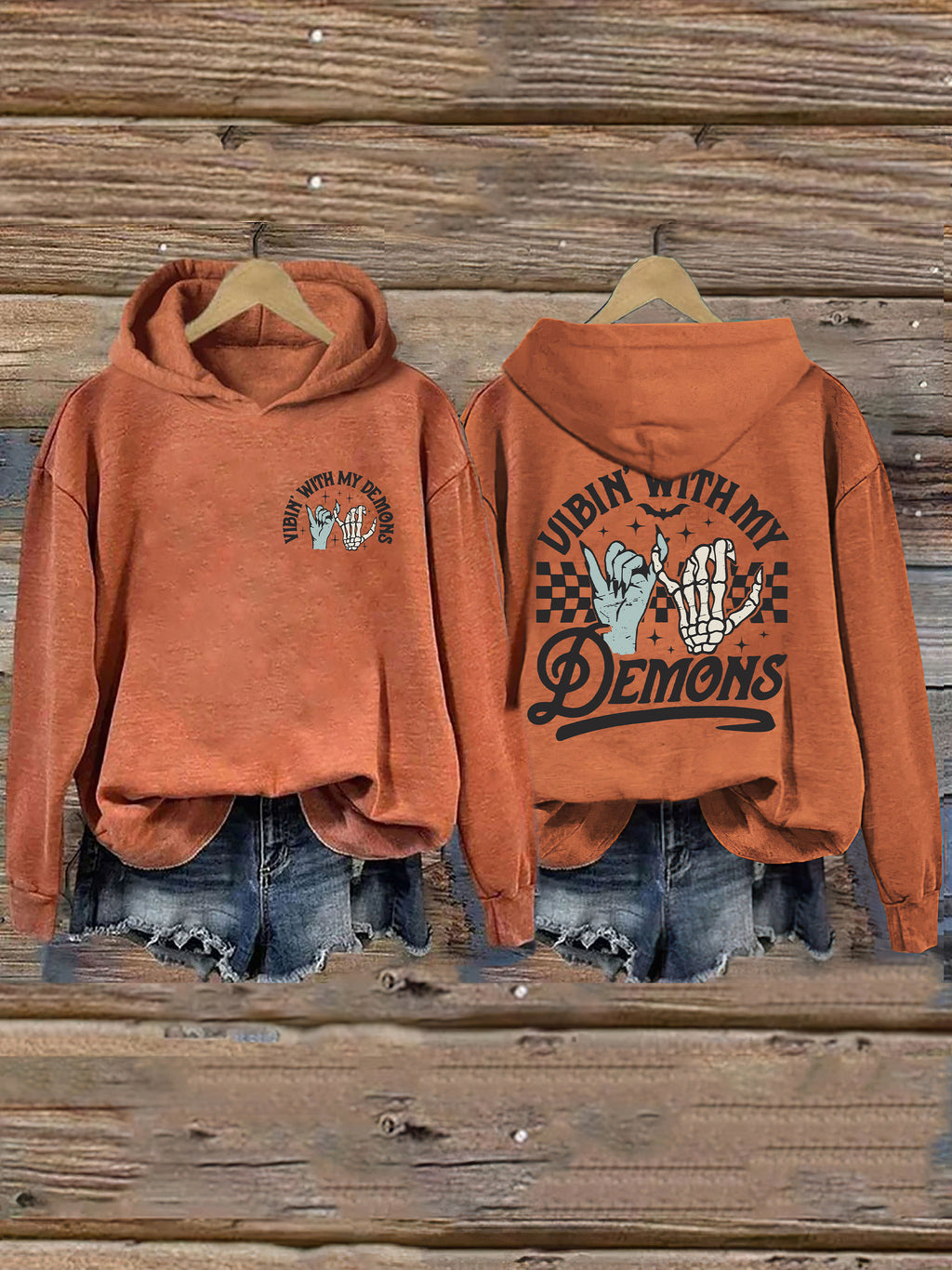 Vibin' With My Demons Hoodie