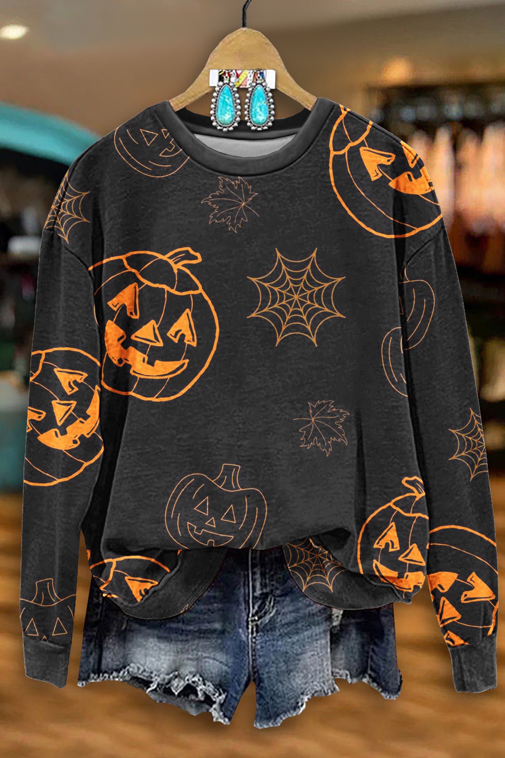 Halloween Pumpkin Sweatshirt