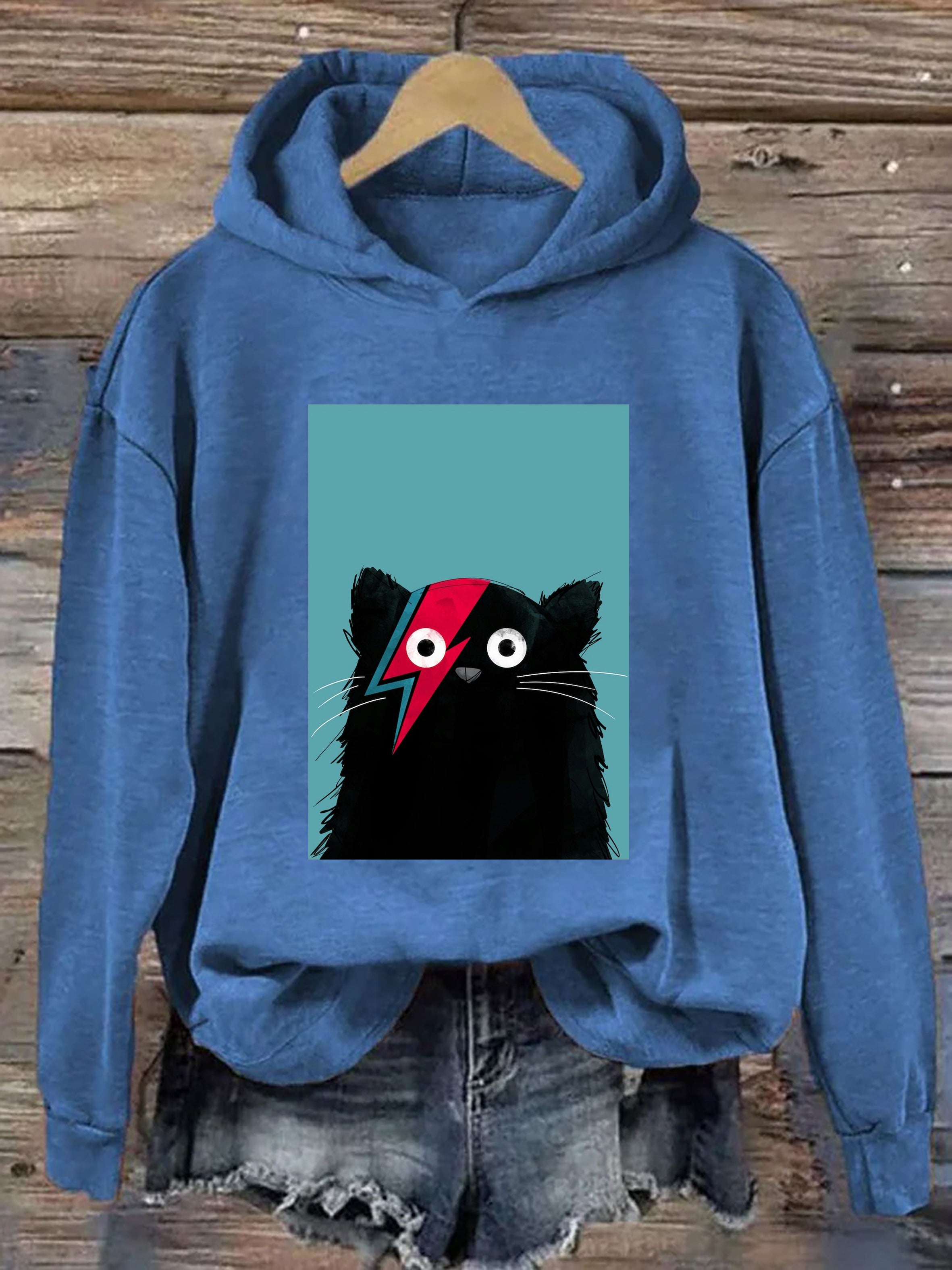 Cat Bowie Art Hoodie