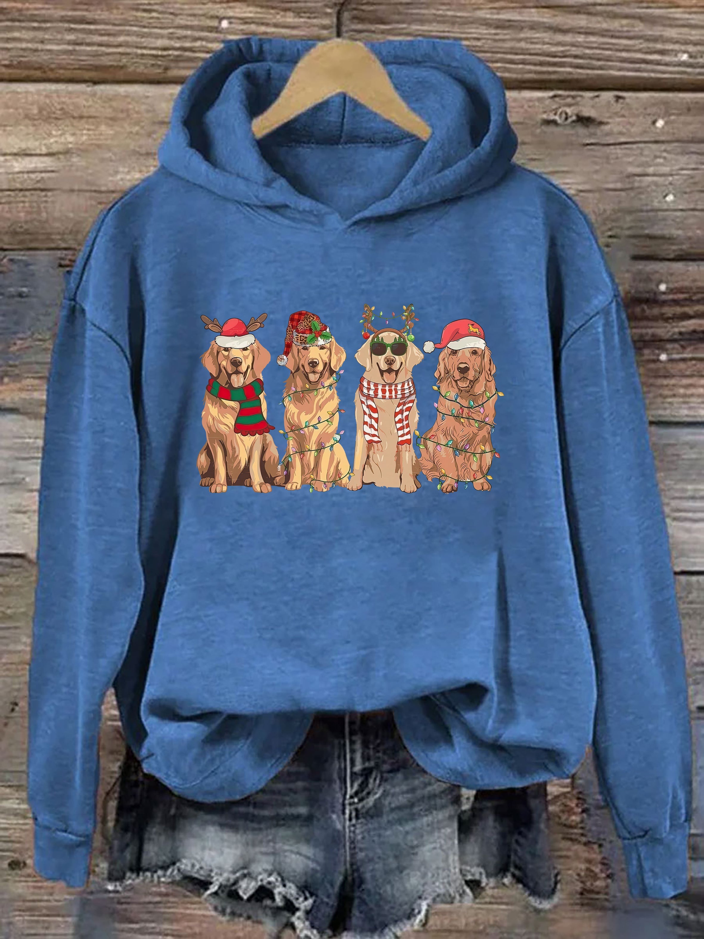 Golden Retriever Christmas Hoodie