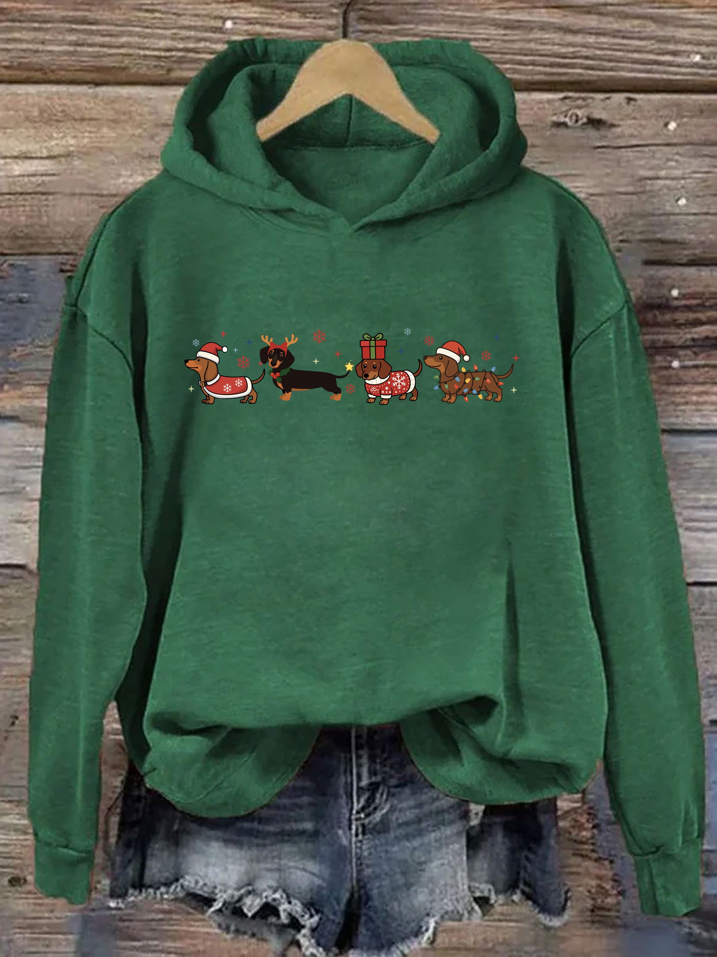 Christmas Dachshund Hoodie