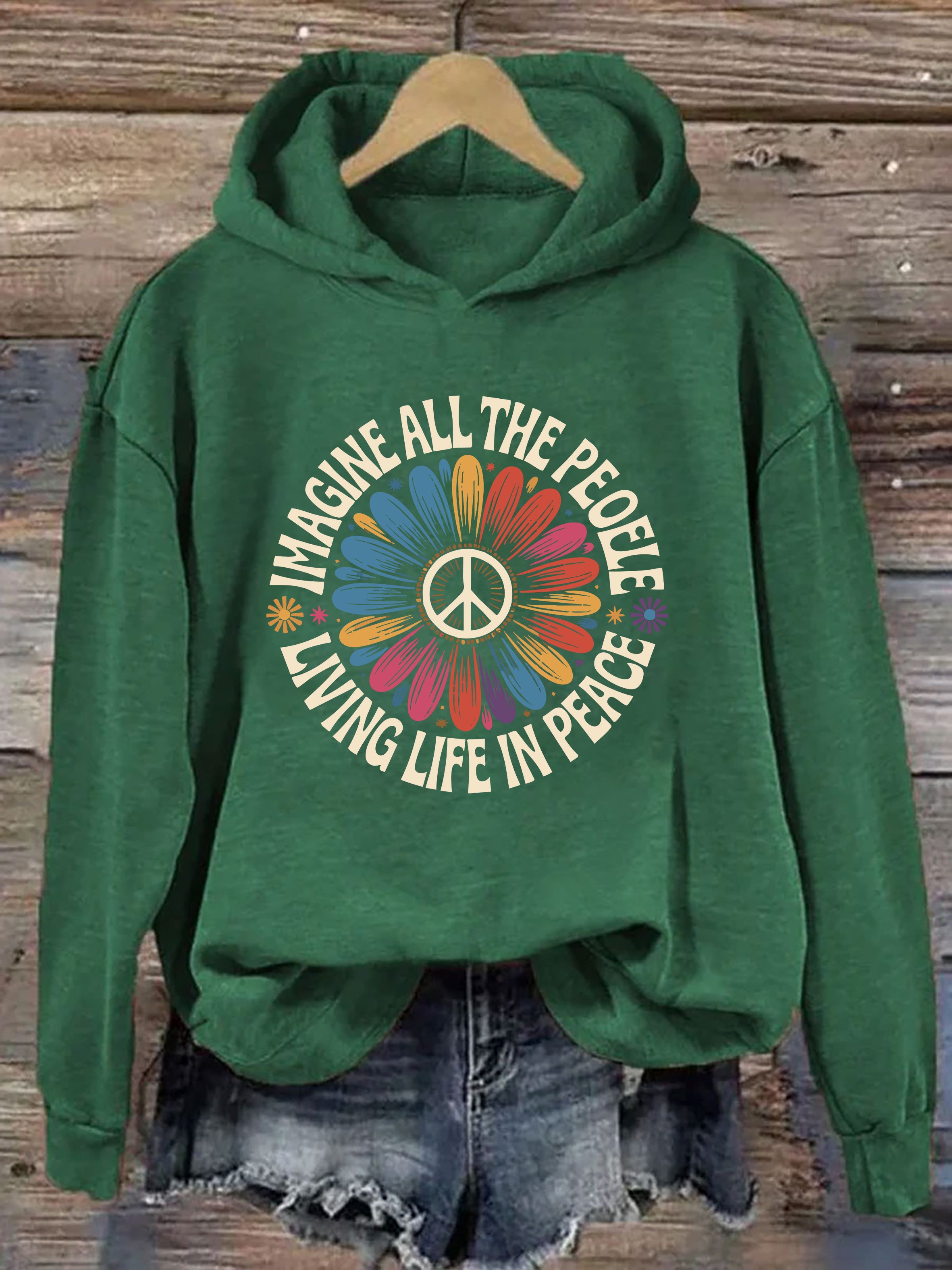 Imagine Peace Hoodie