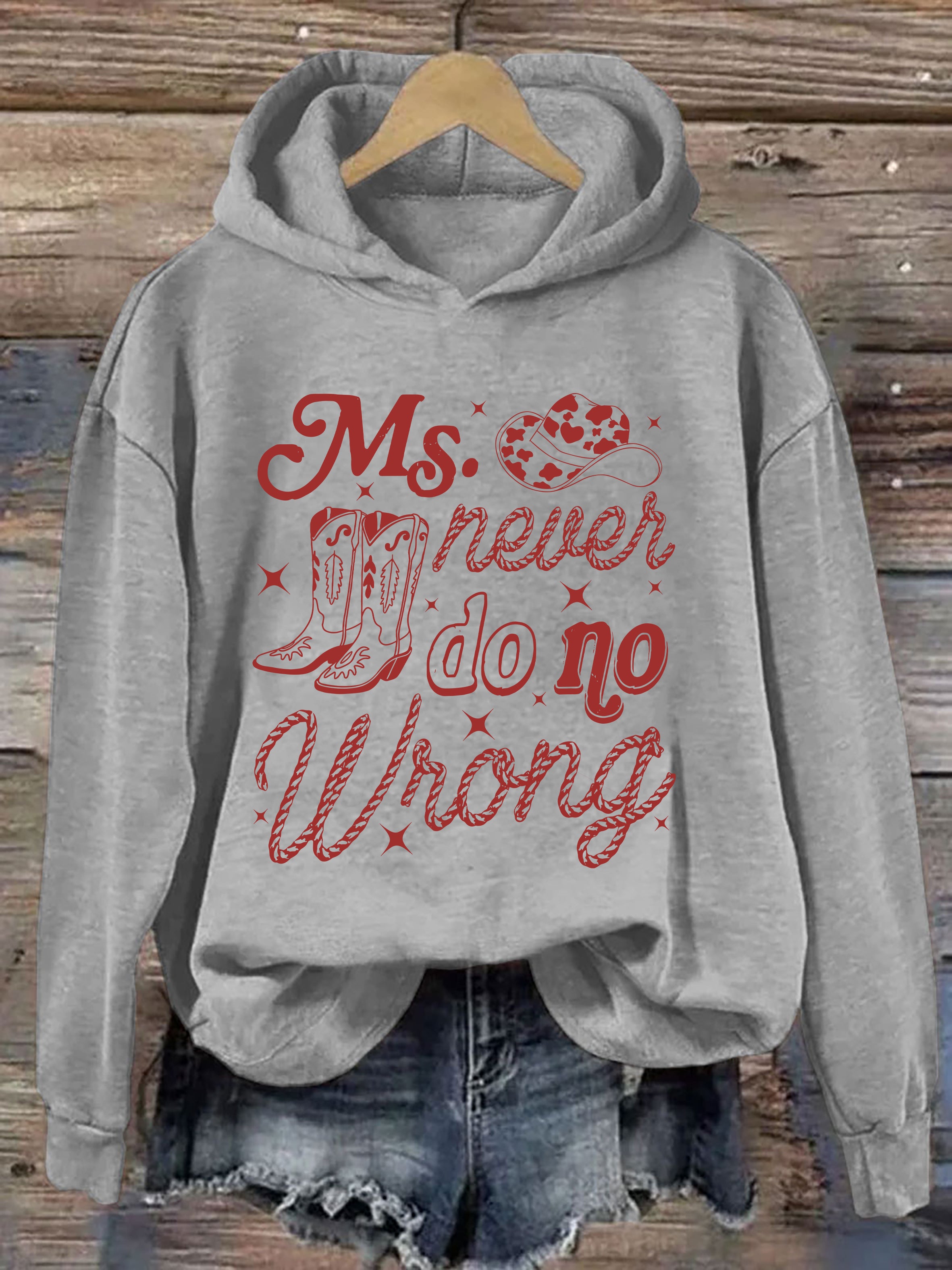 Western Cow Girl Hoodie
