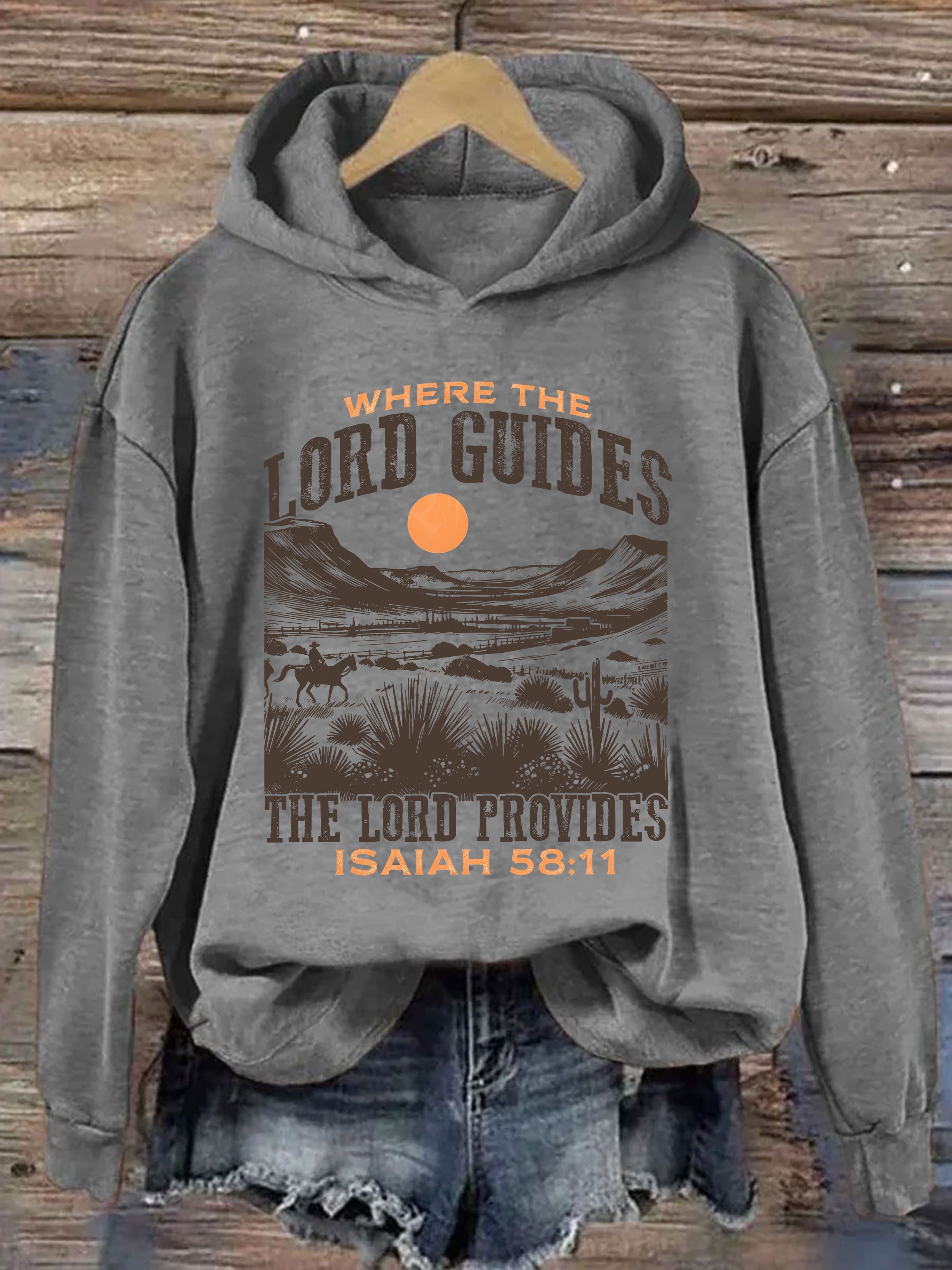 The Lord Provides Christian Hoodie