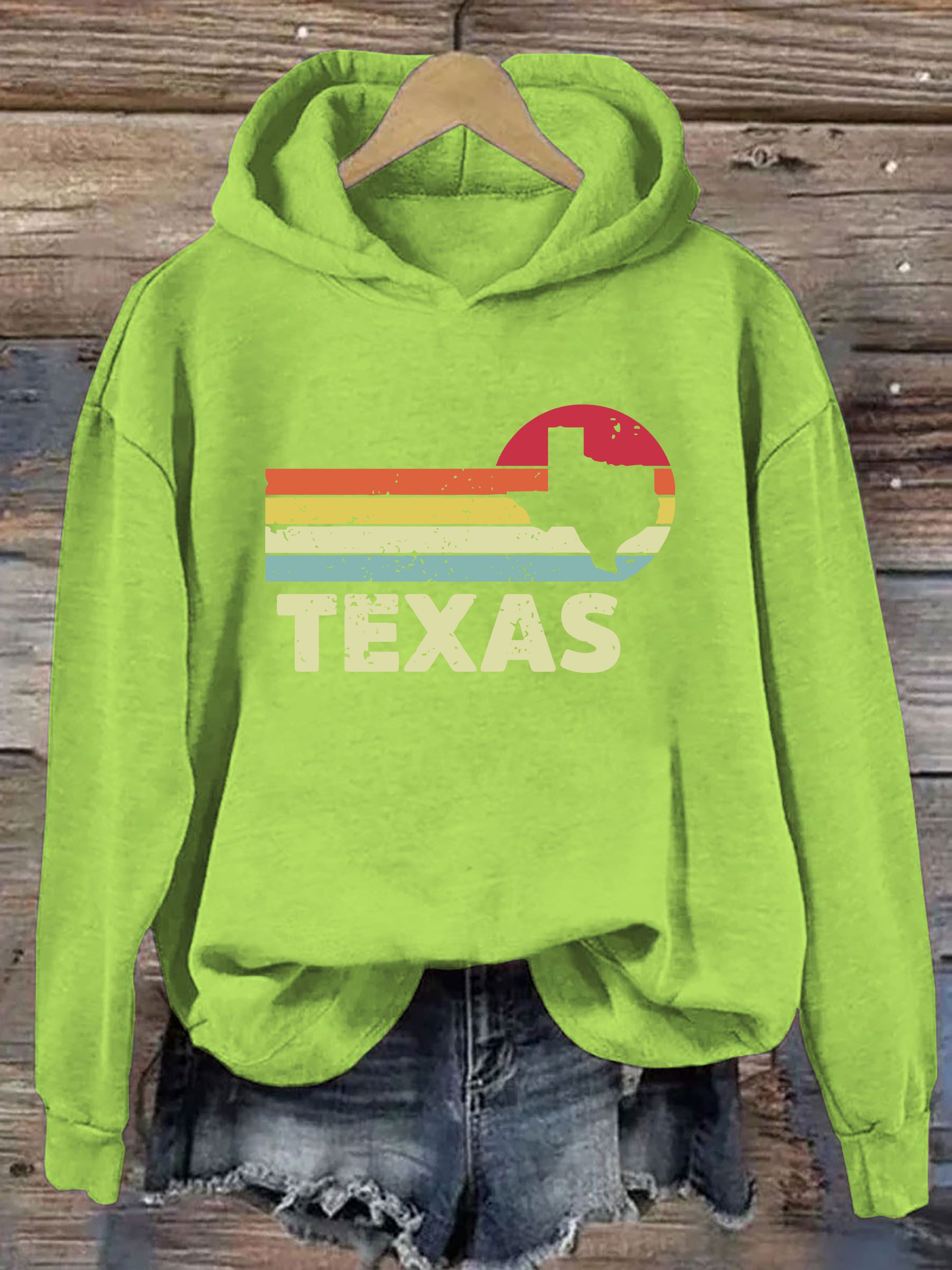 Texas Map Hoodie