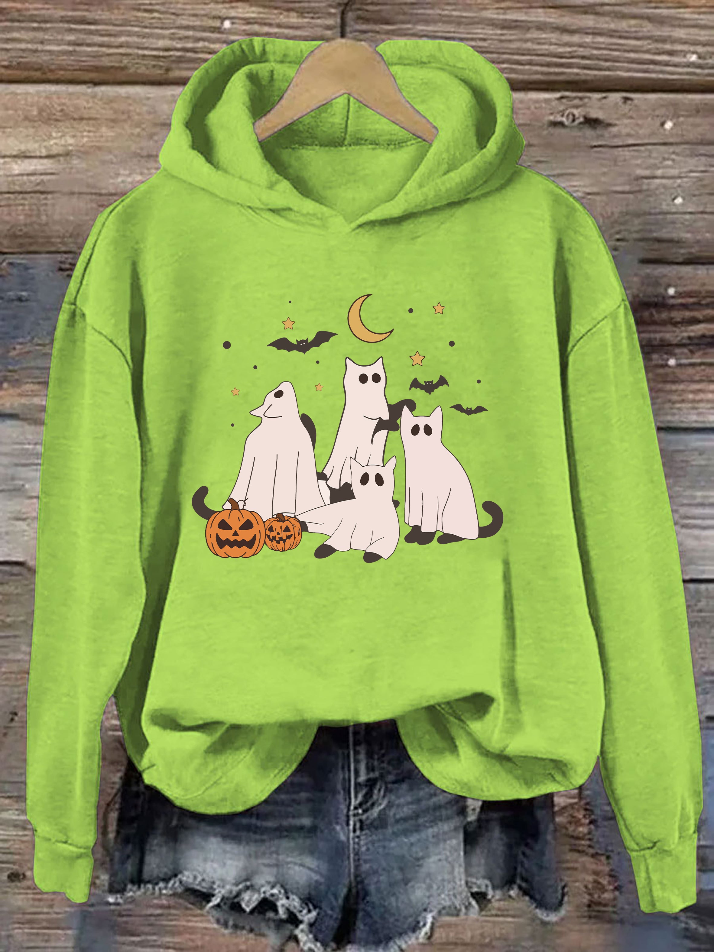 Ghost Cat Hoodie