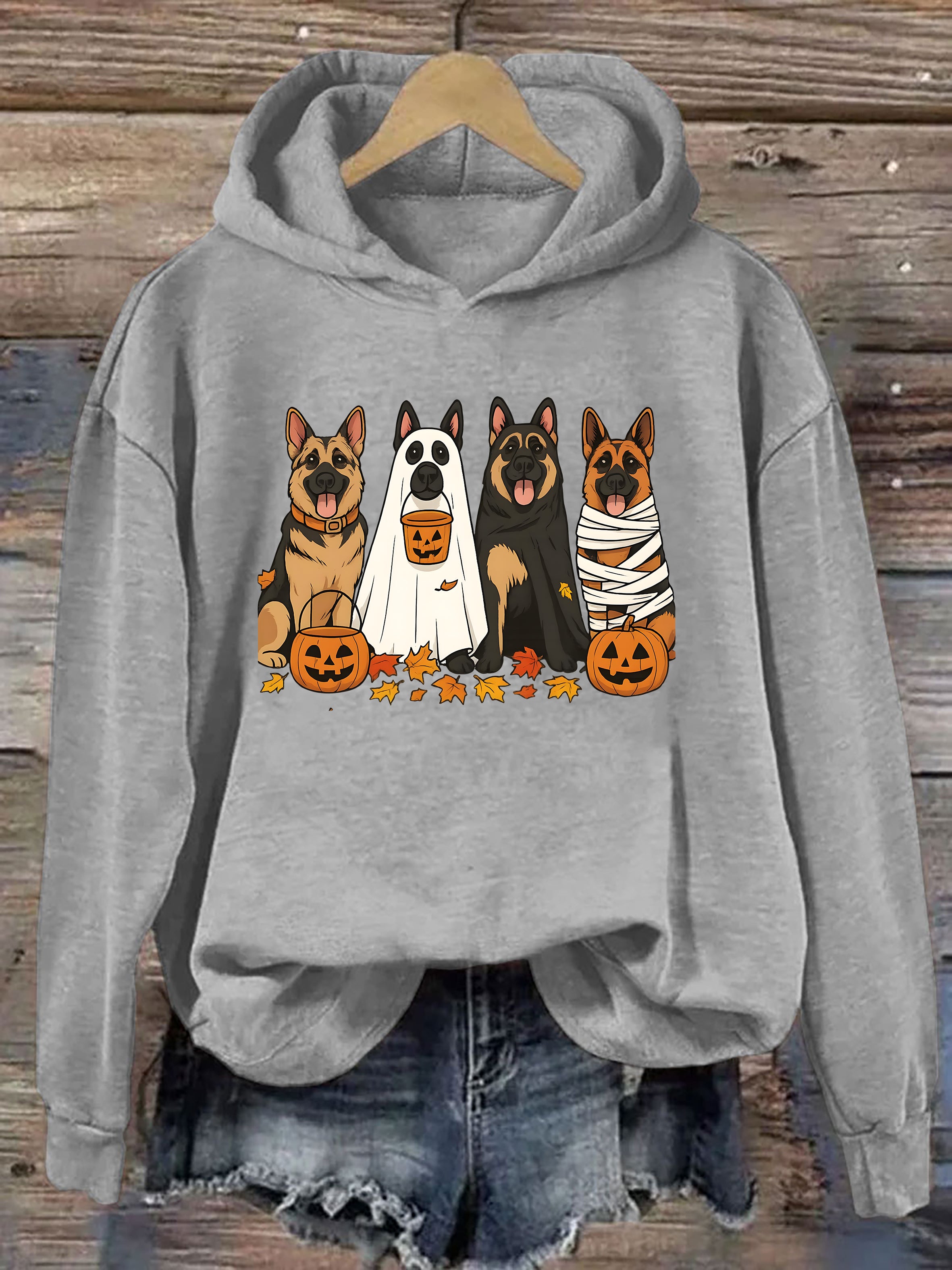 Halloween German Shepherd Hoodie