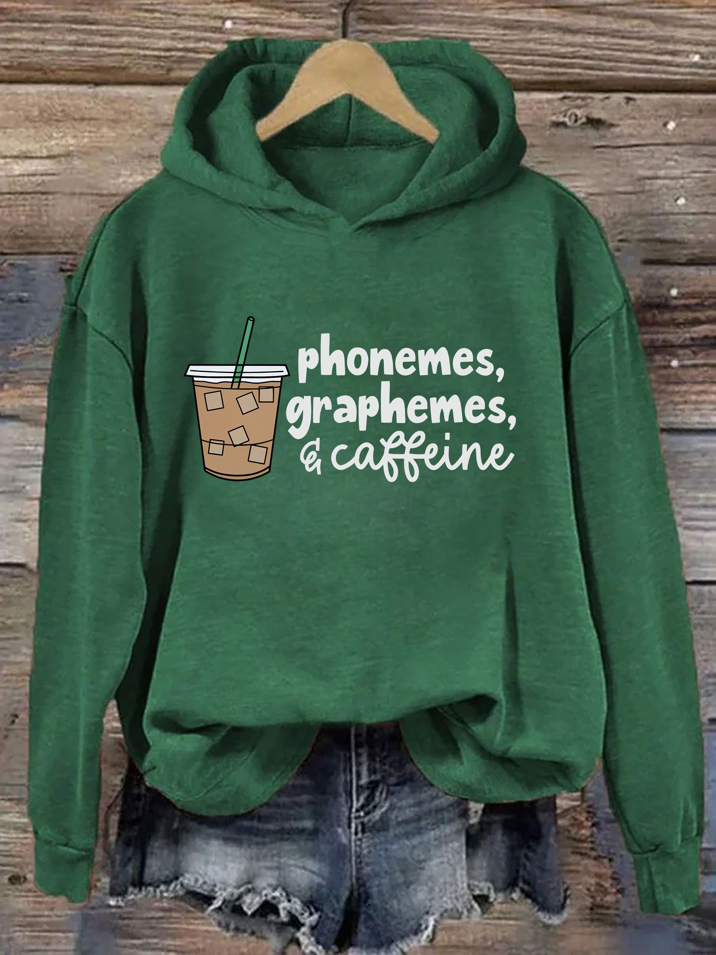 Phonemes Graphemes And Caffeine Hoodie