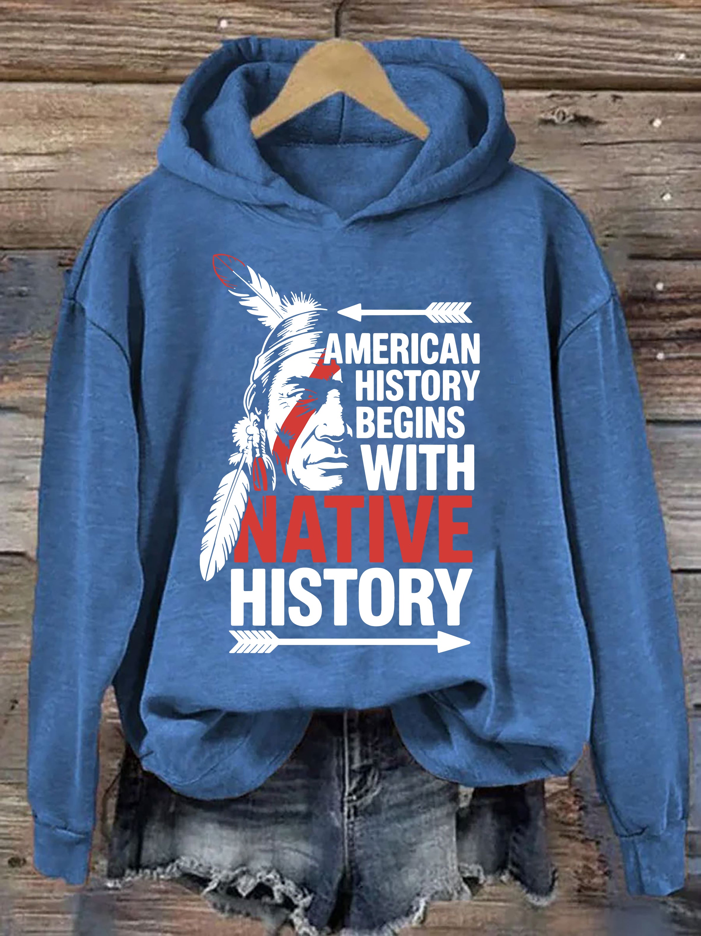 American History Begins With Native Pride Hoodie