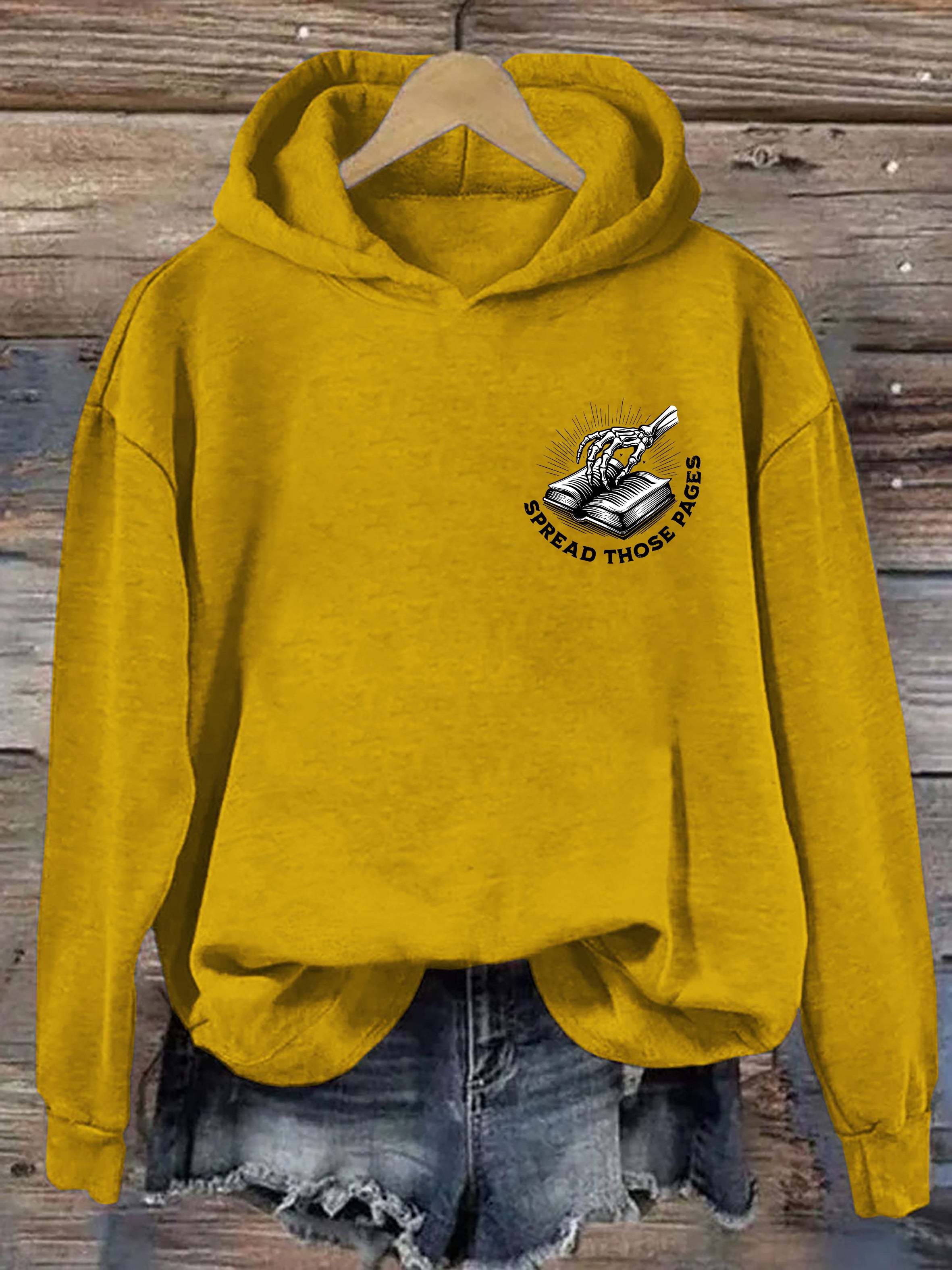 I Look Better Bent Over A Book Hoodie